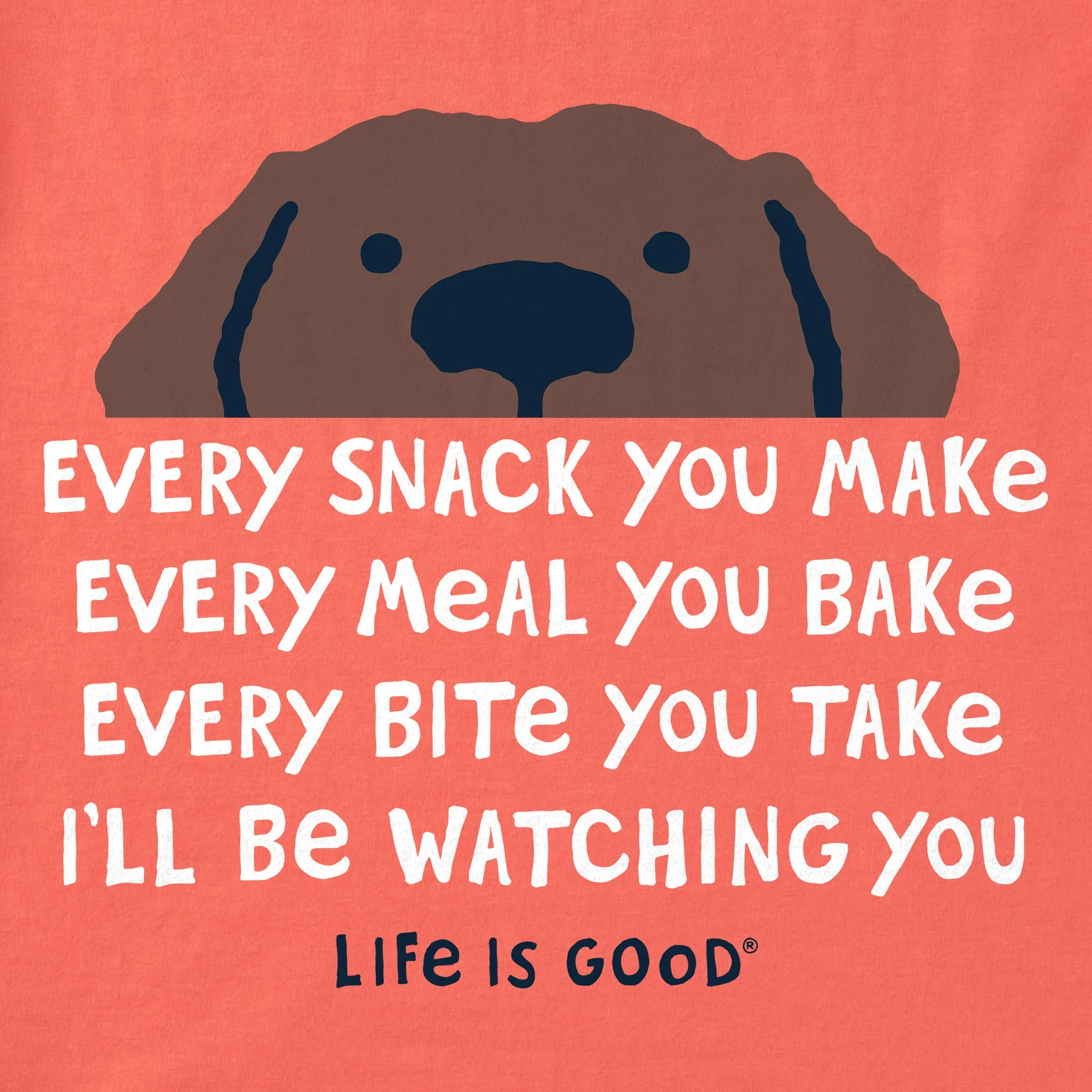 Kids I'll Be Watching You Short Sleeve Crusher Tee Life is Good