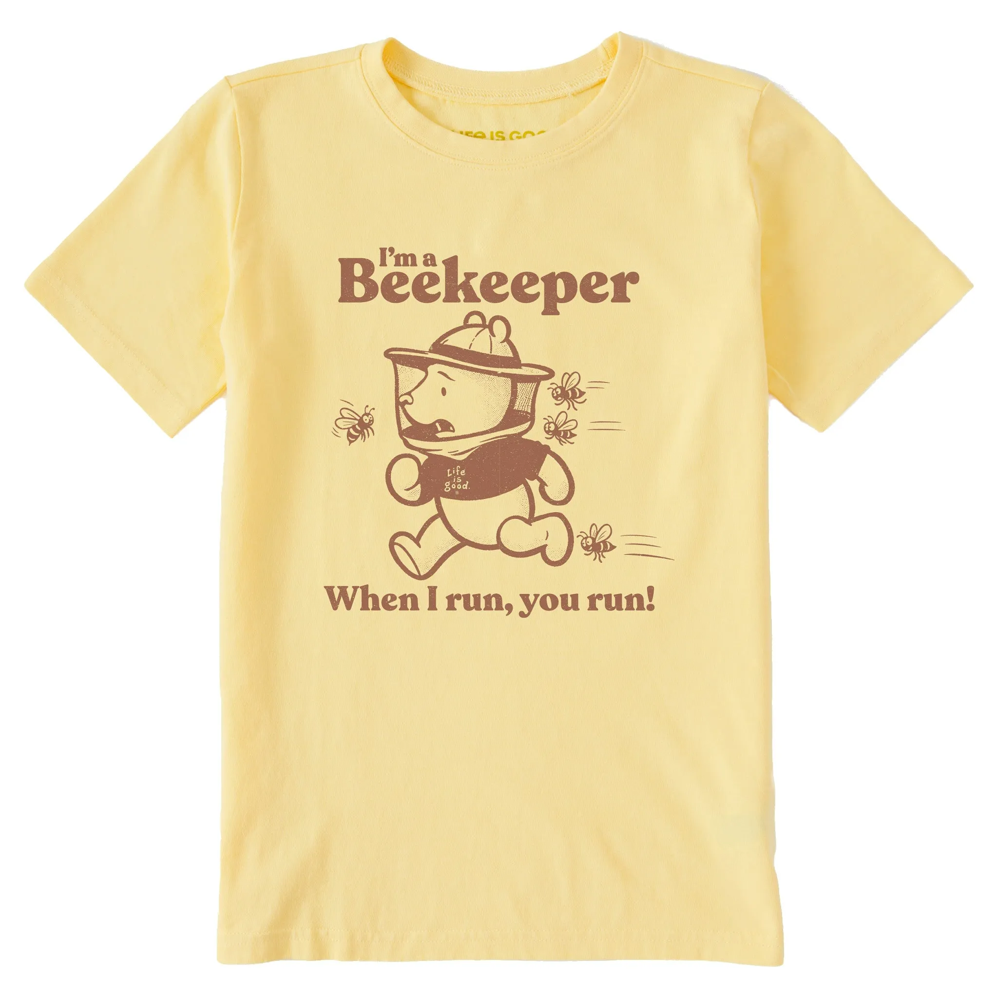 Kids I'm a Beekeeper Short Sleeve Crusher Tee Life is Good