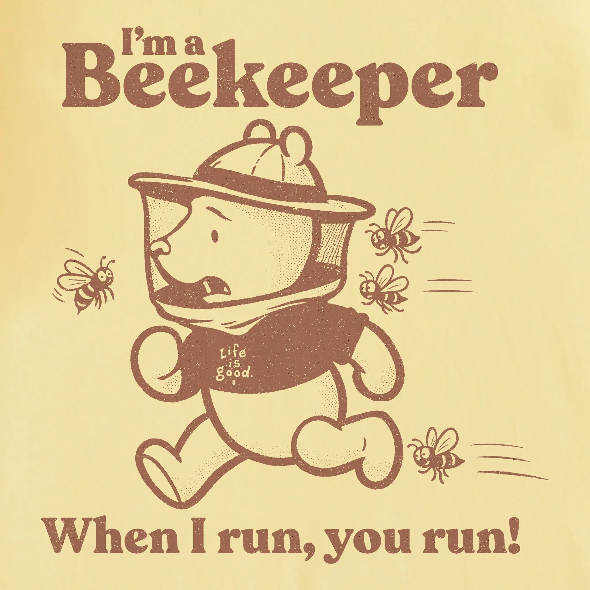 Kids I'm a Beekeeper Short Sleeve Crusher Tee Life is Good