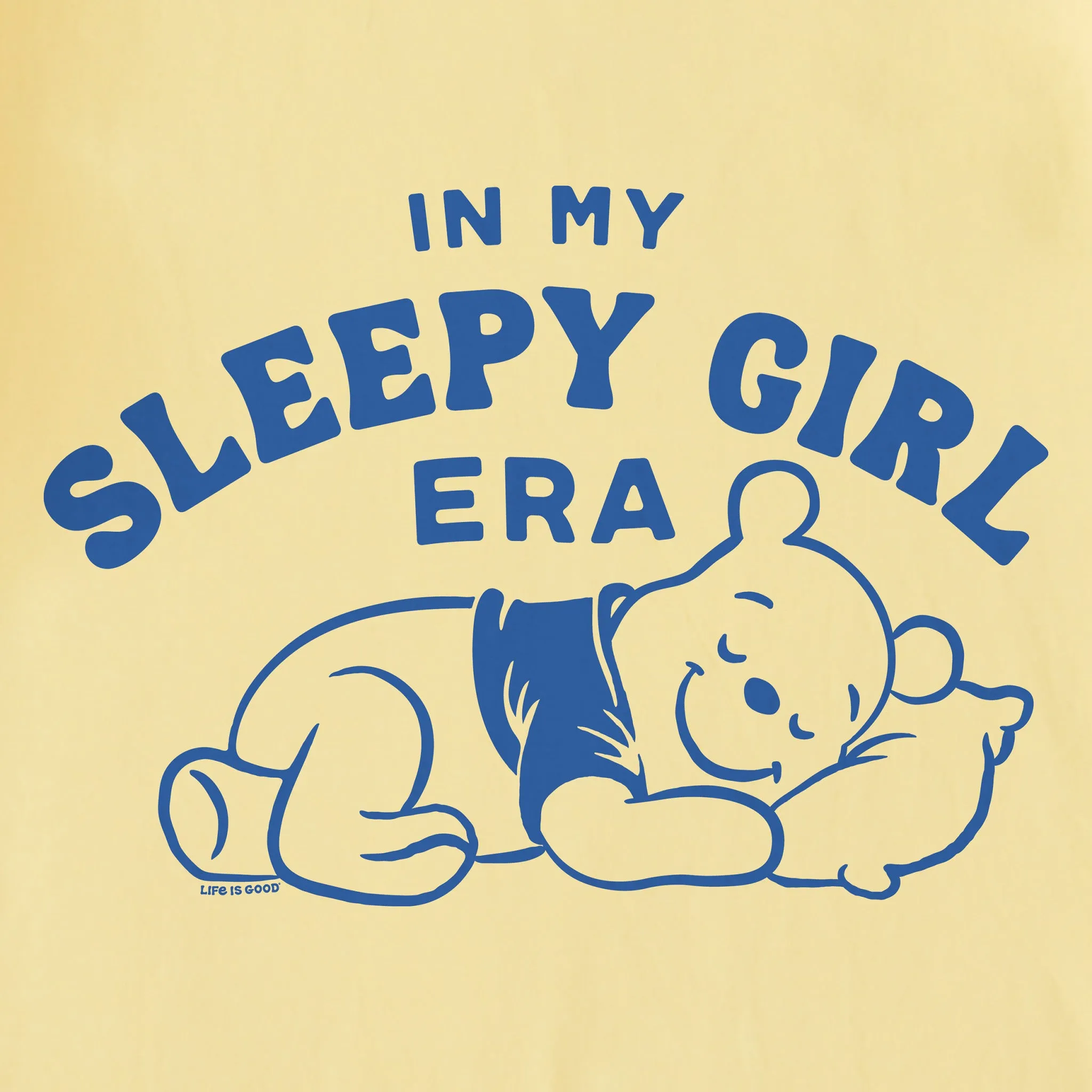 Kids In My Sleepy Girl Era Short Sleeve Crusher Tee Life is Good