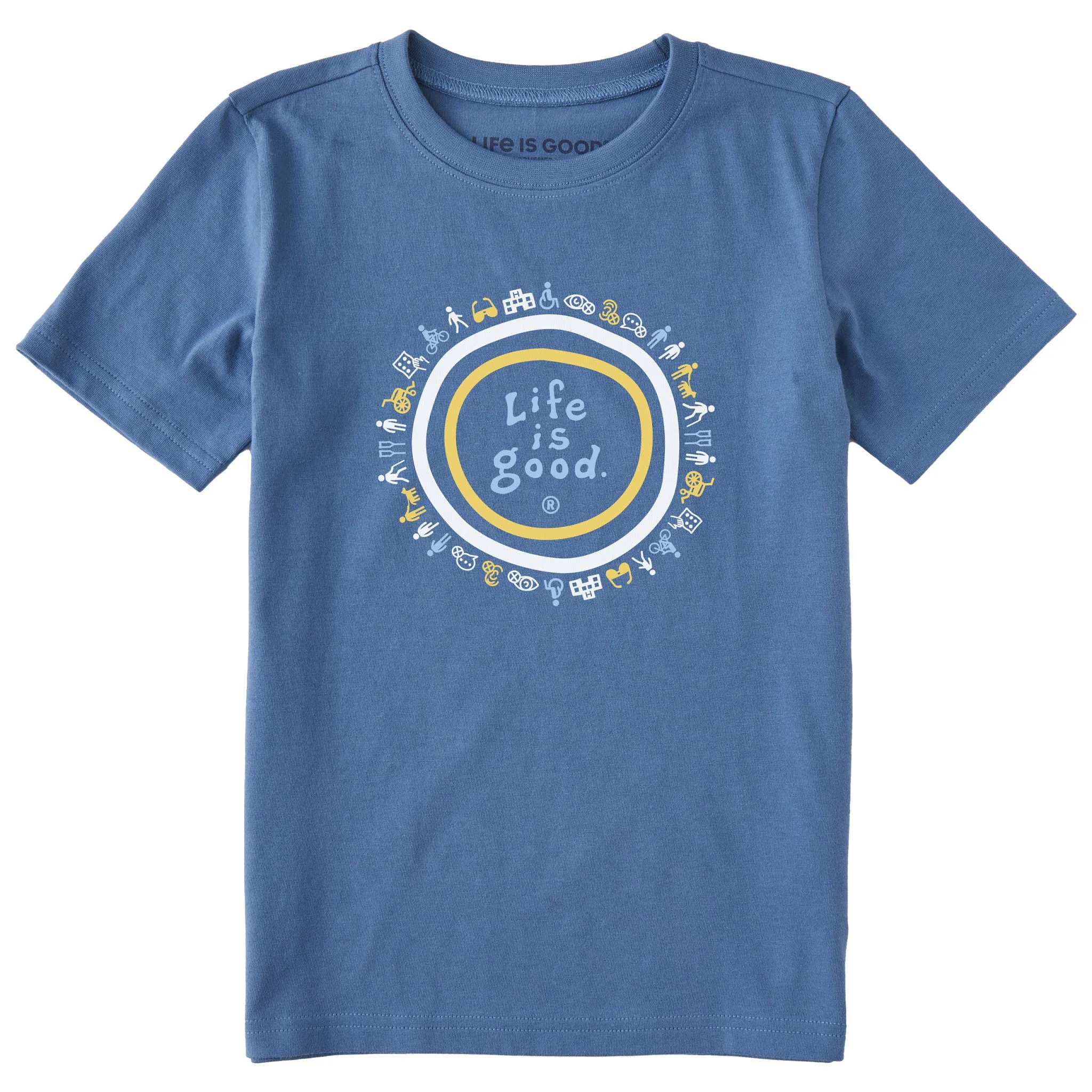 Kids Inclusion Coin Short Sleeve Crusher Tee Life is Good