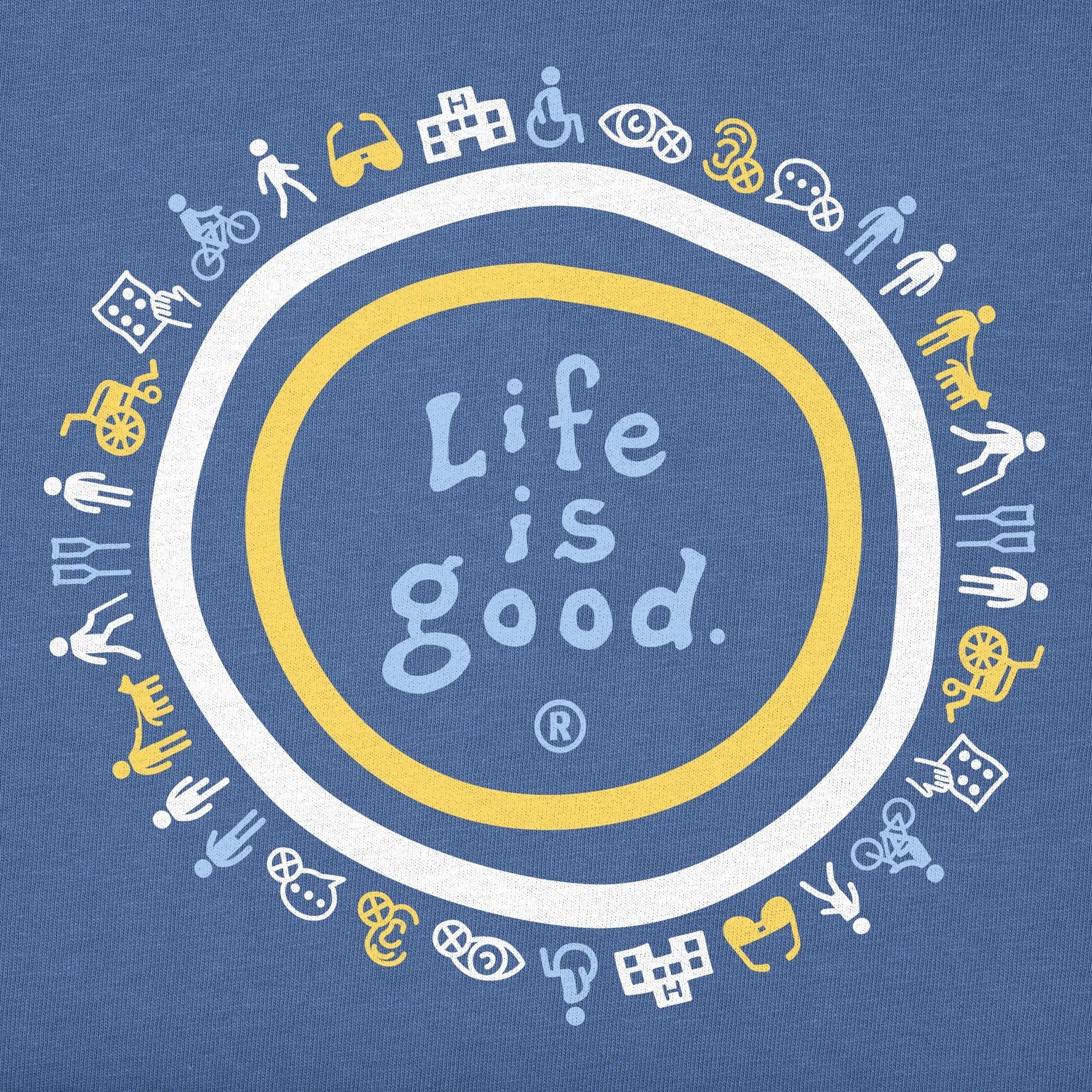 Kids Inclusion Coin Short Sleeve Crusher Tee Life is Good