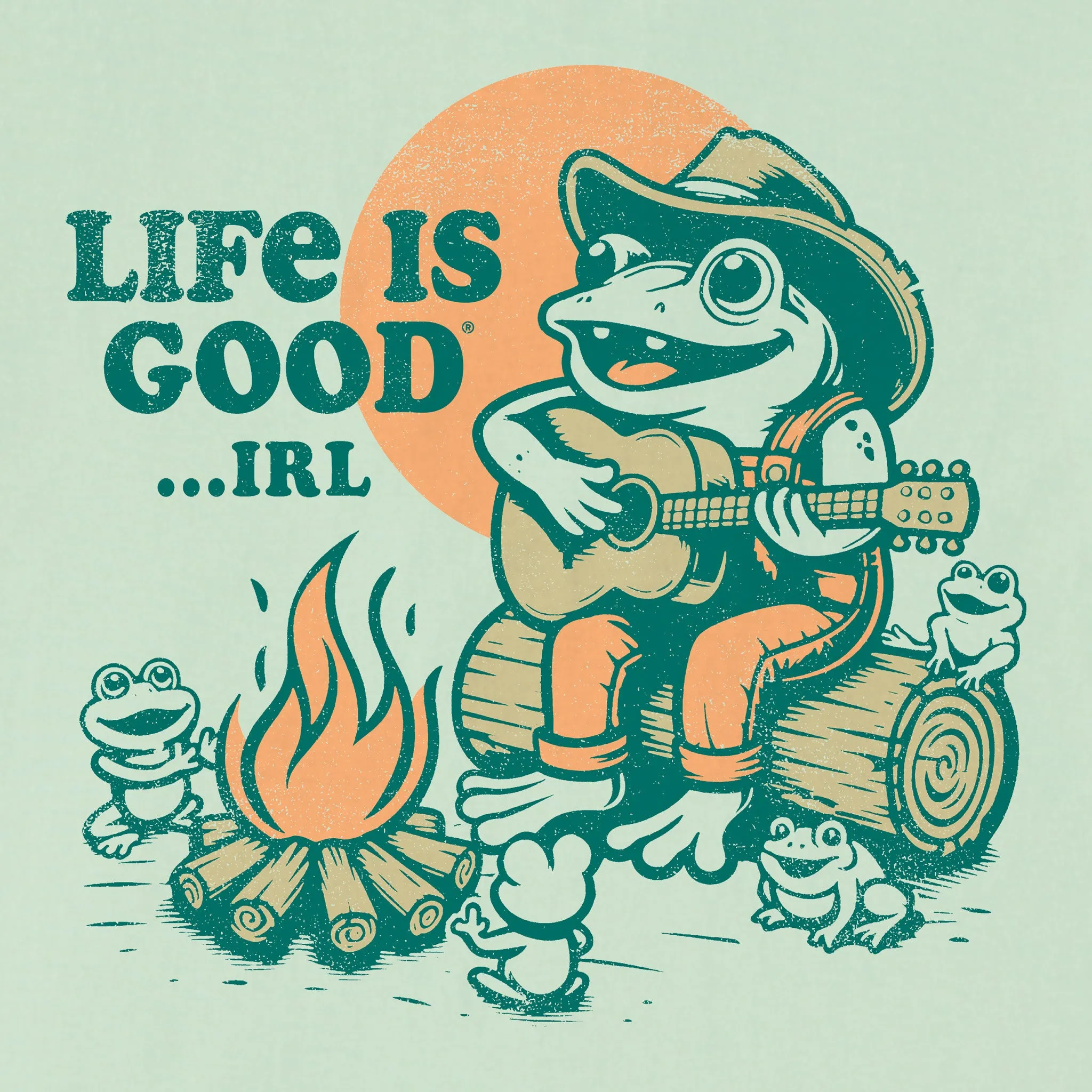 Kids IRL Frog Short Sleeve Crusher Tee Life is Good