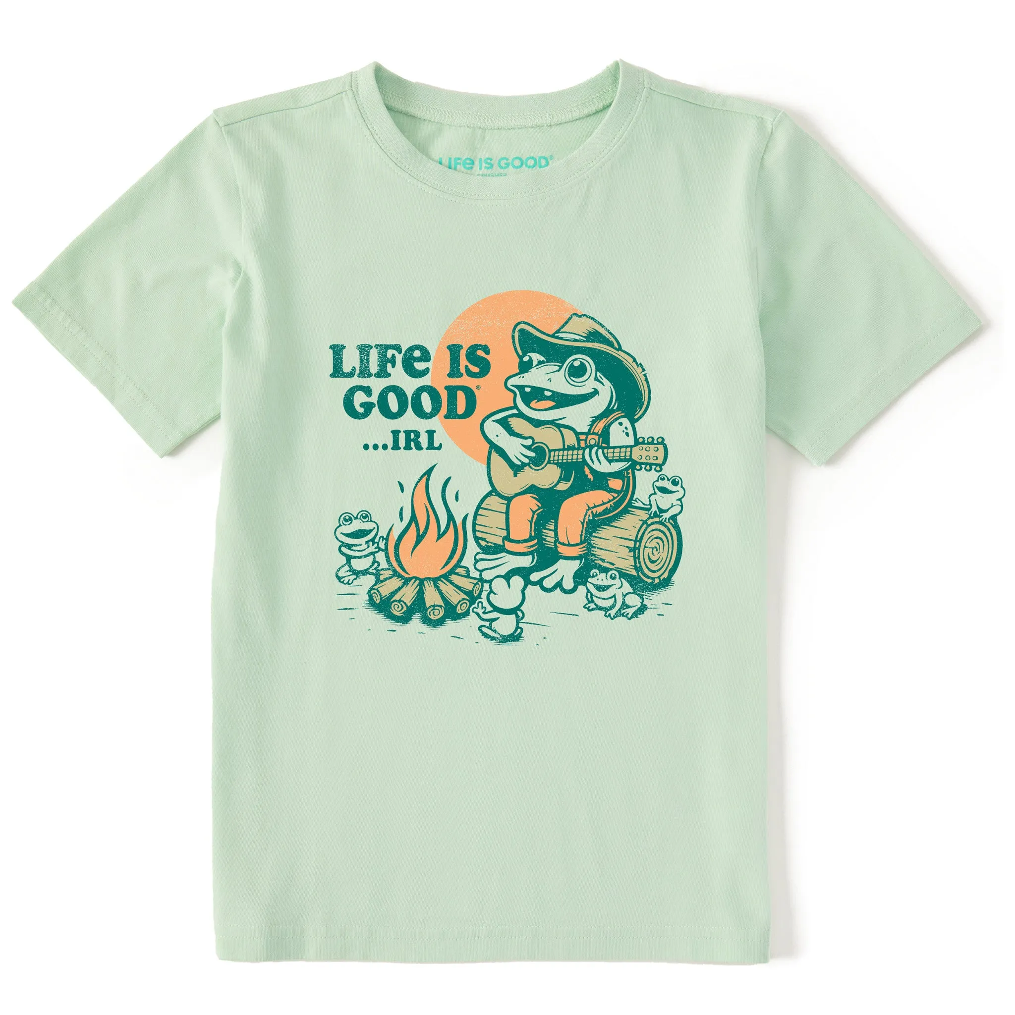 Kids IRL Frog Short Sleeve Crusher Tee Life is Good