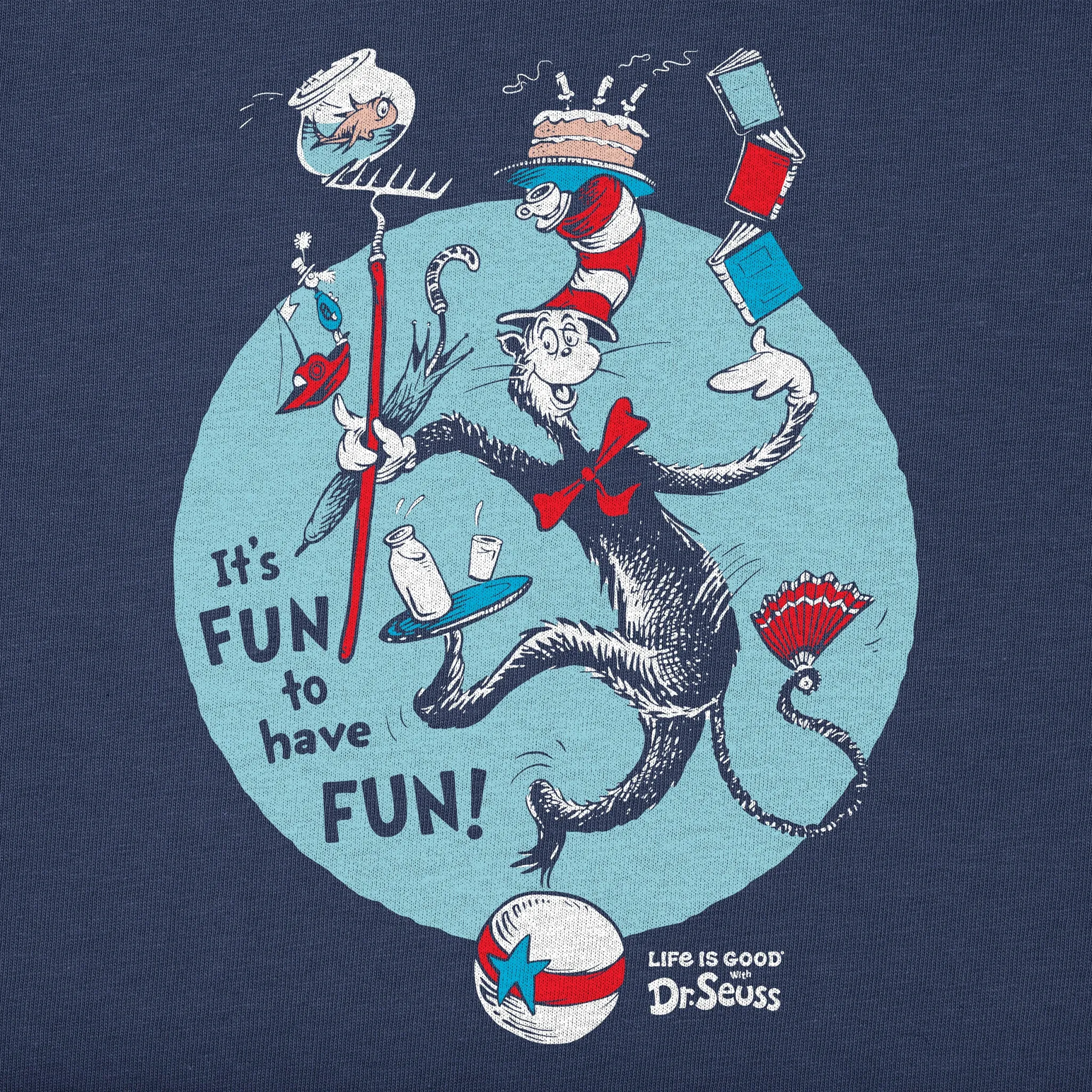 Kids It's Fun to Have Fun Short Sleeve Crusher Tee Life is Good