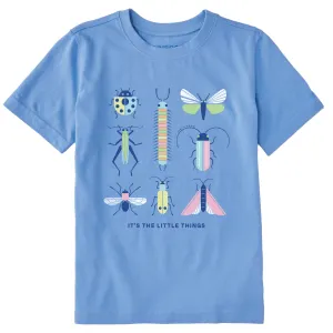 Kids It's the Little Things Bugs Short Sleeve Crusher Tee Life is Good