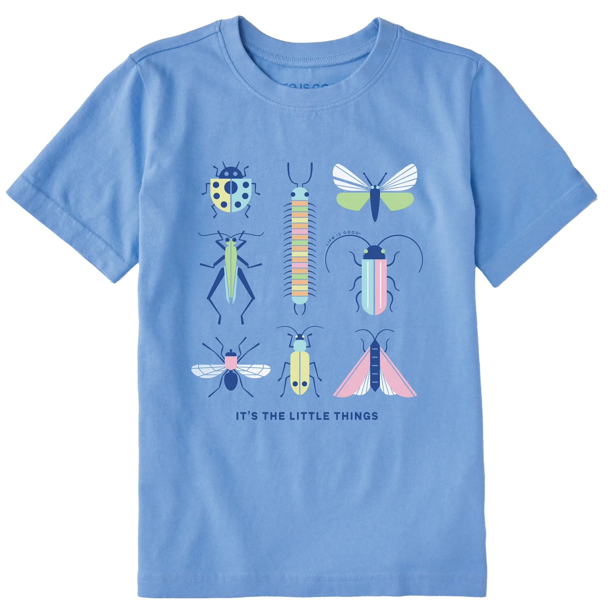Kids It's the Little Things Bugs Short Sleeve Crusher Tee Life is Good