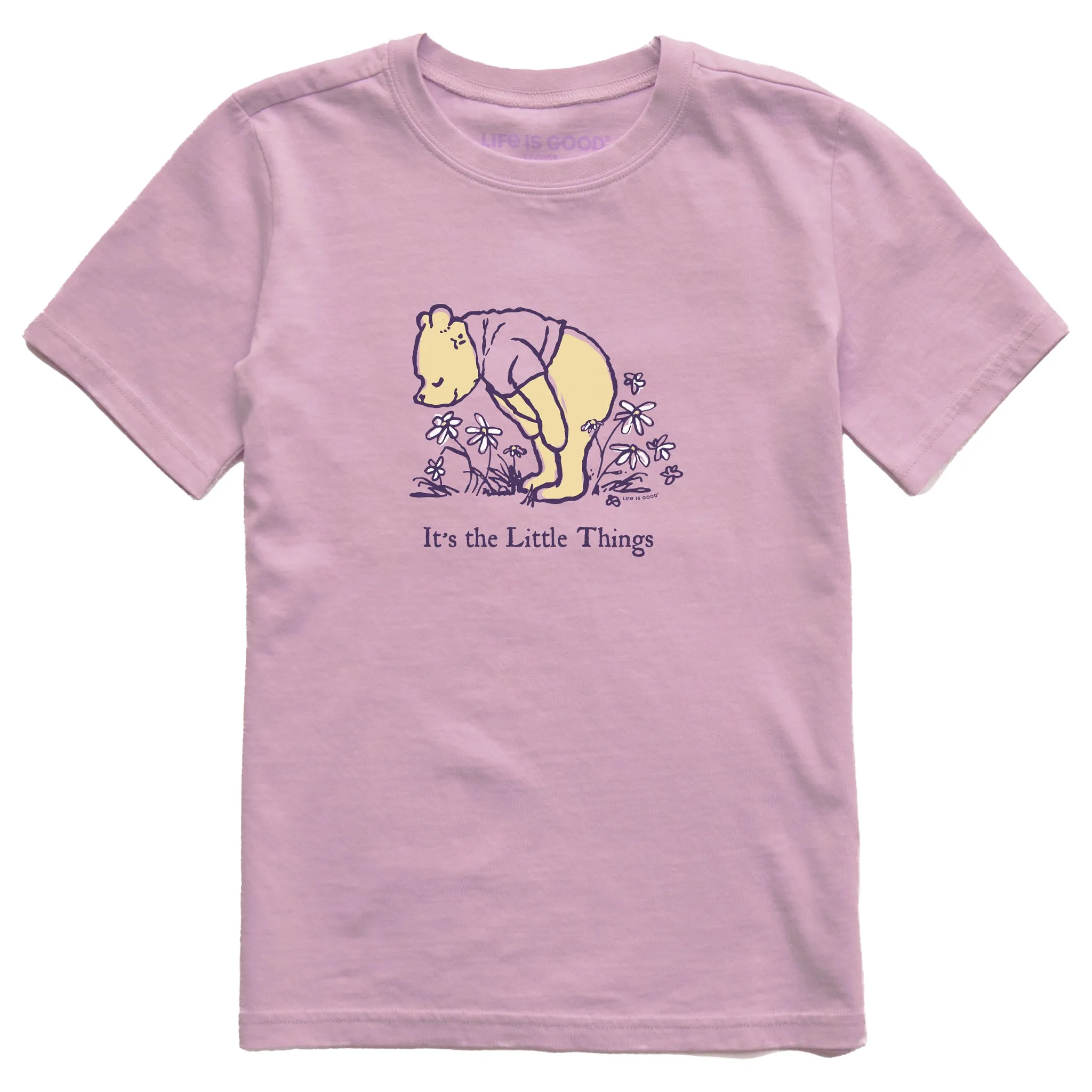 Kids It's the Little Things Winnie Short Sleeve Crusher Tee Life is Good