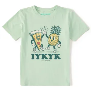 Kids IYKYK Hawaiian Pizza Short Sleeve Crusher Tee Life is Good