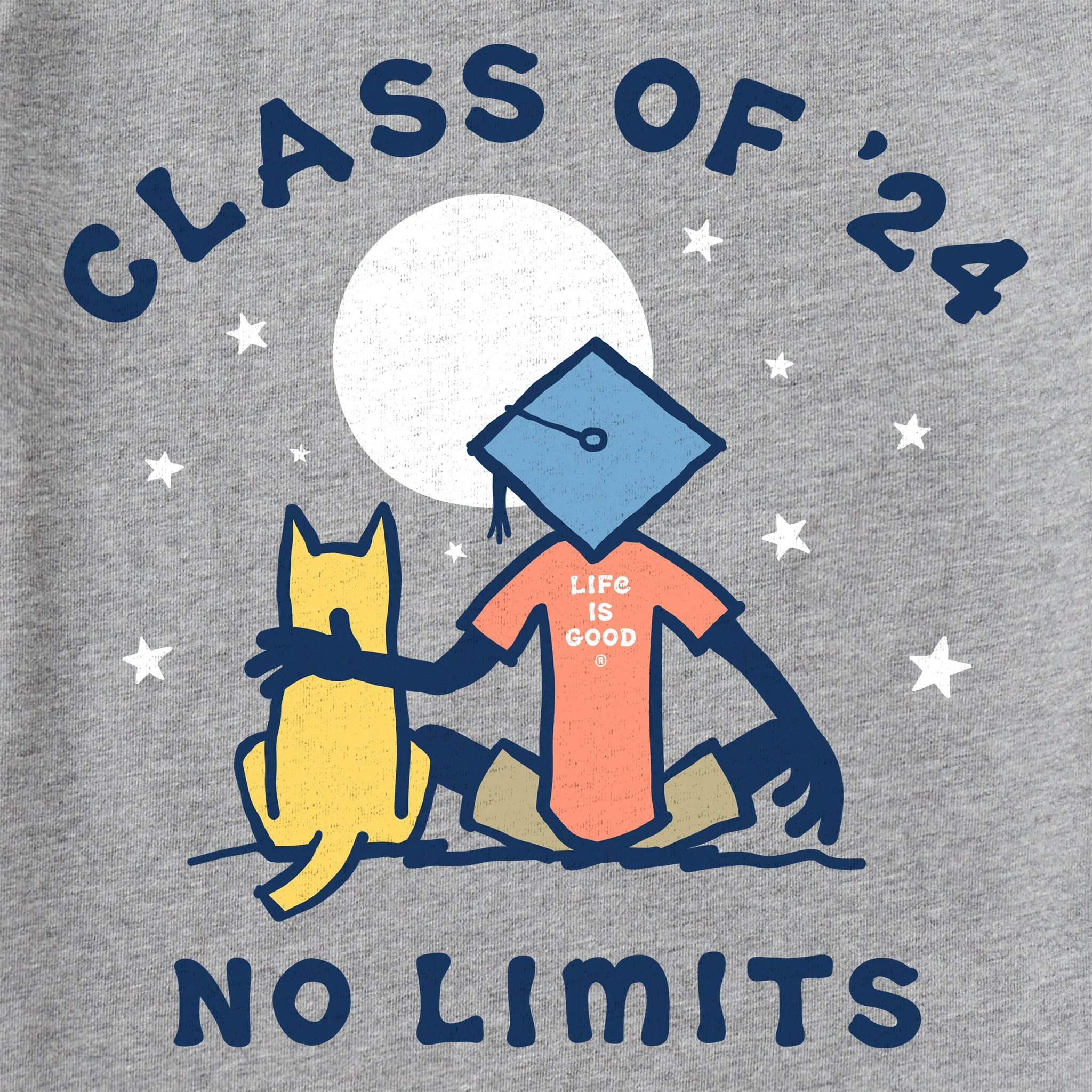 Kids Jake and Rocket No Limits 2024 Short Sleeve Crusher Tee Life is Good