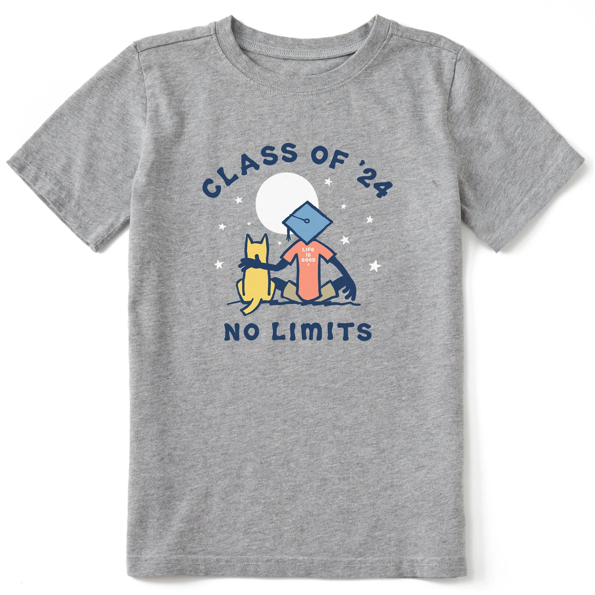 Kids Jake and Rocket No Limits 2024 Short Sleeve Crusher Tee Life is Good