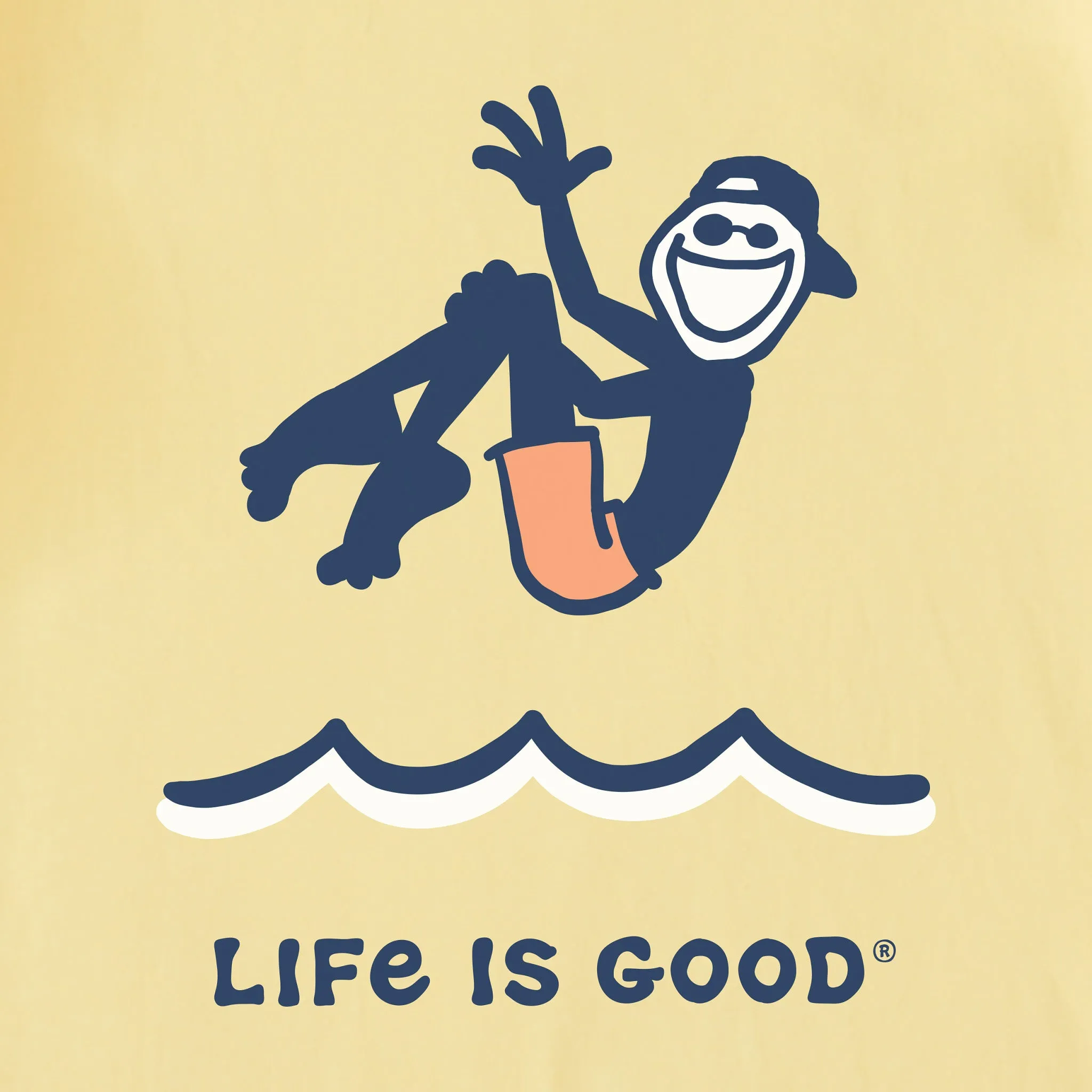 Kids Jake Cannonball Short Sleeve Crusher Tee Life is Good