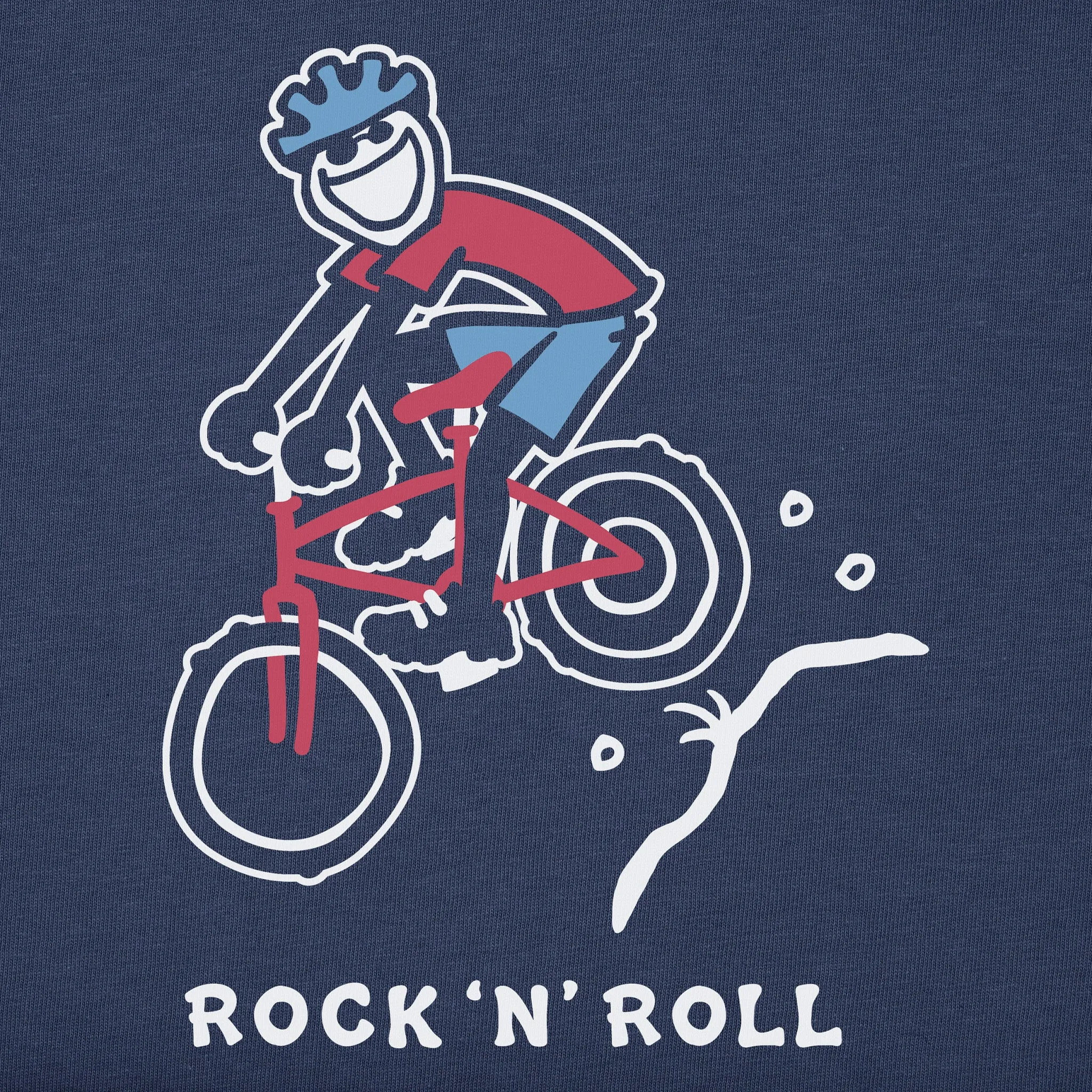 Kids Jake Rock n Roll Bike Short Sleeve Crusher Tee Life is Good