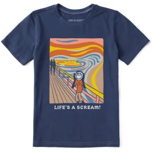 Kids Jake Scream Short Sleeve Crusher Tee Life is Good