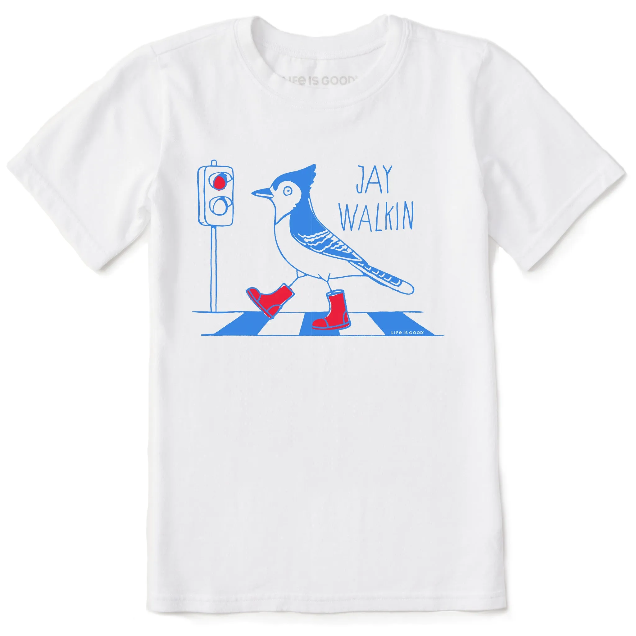 Kids Jay Walking Short Sleeve Crusher Tee Life is Good