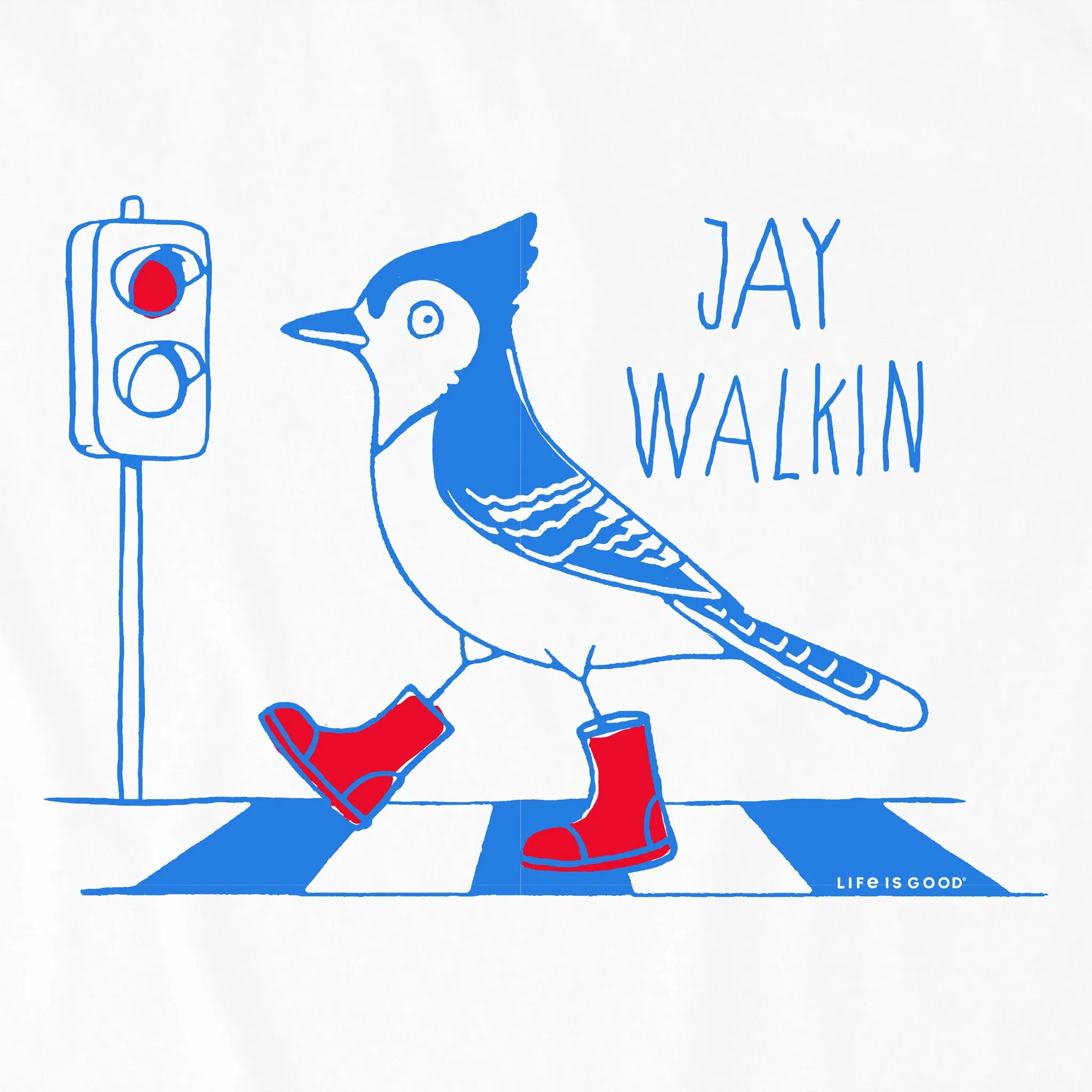 Kids Jay Walking Short Sleeve Crusher Tee Life is Good