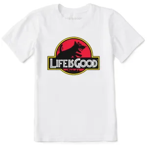 Kids Jurassic Rocket Short Sleeve Crusher Tee Life is Good