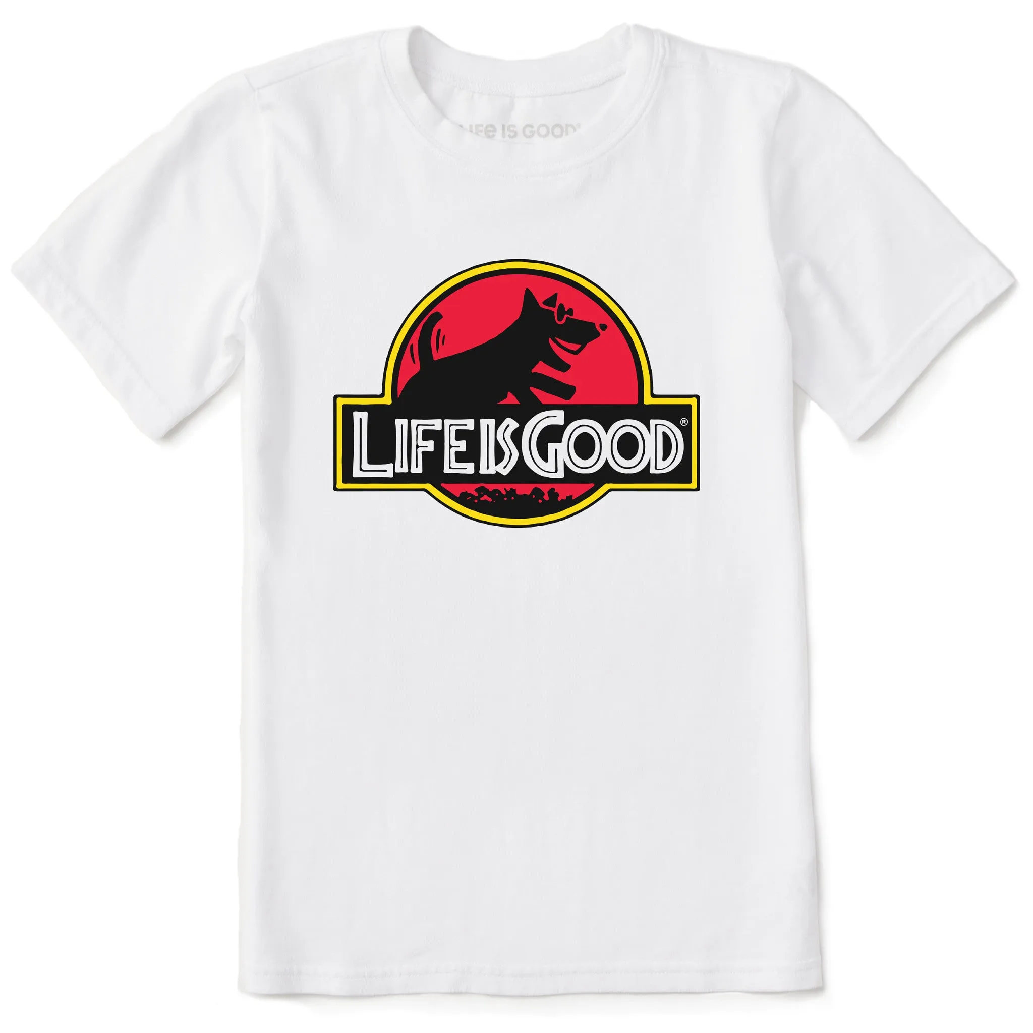 Kids Jurassic Rocket Short Sleeve Crusher Tee Life is Good