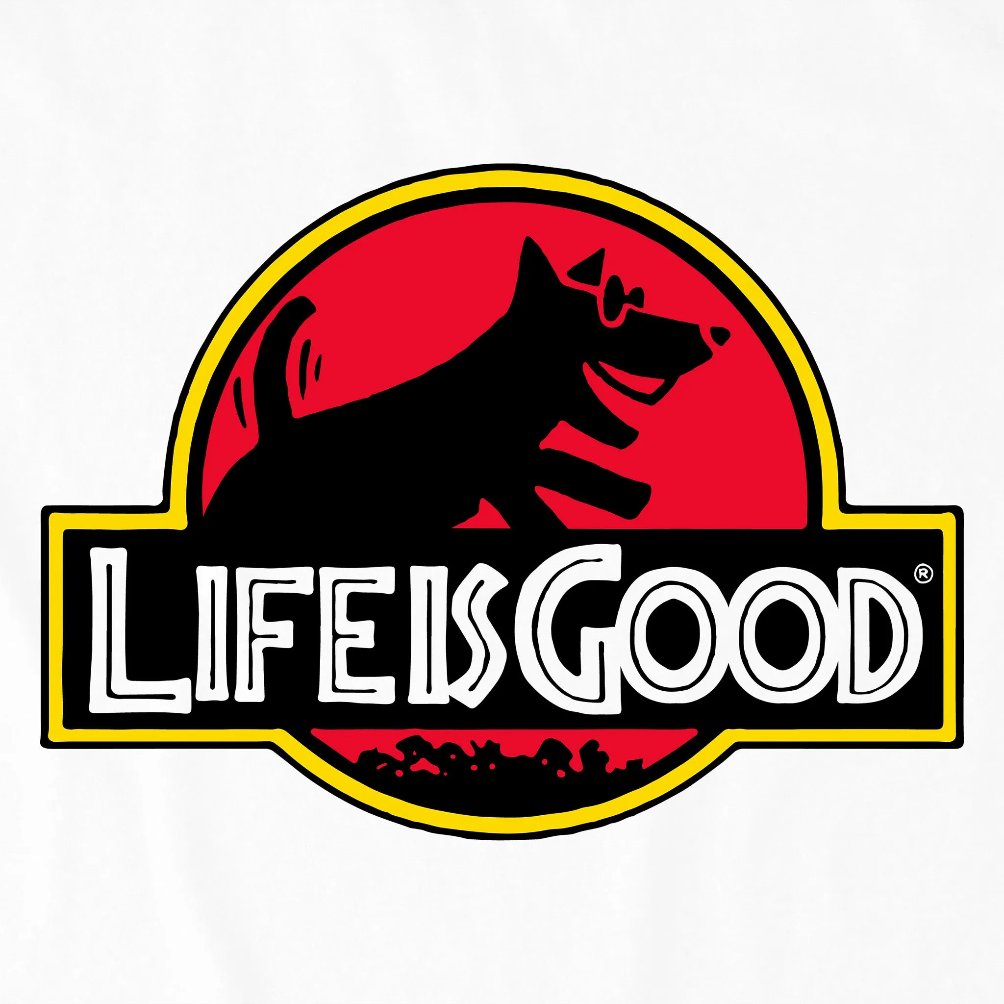 Kids Jurassic Rocket Short Sleeve Crusher Tee Life is Good