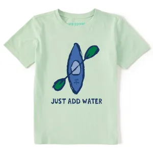 Kids Just Add Water Kayak Short Sleeve Crusher Tee Life is Good
