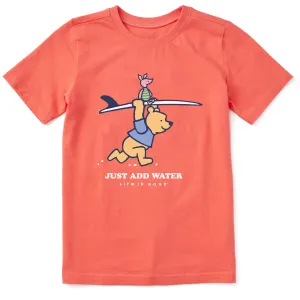 Kids Just Add Water Winnie & P Short Sleeve Crusher Tee Life is Good