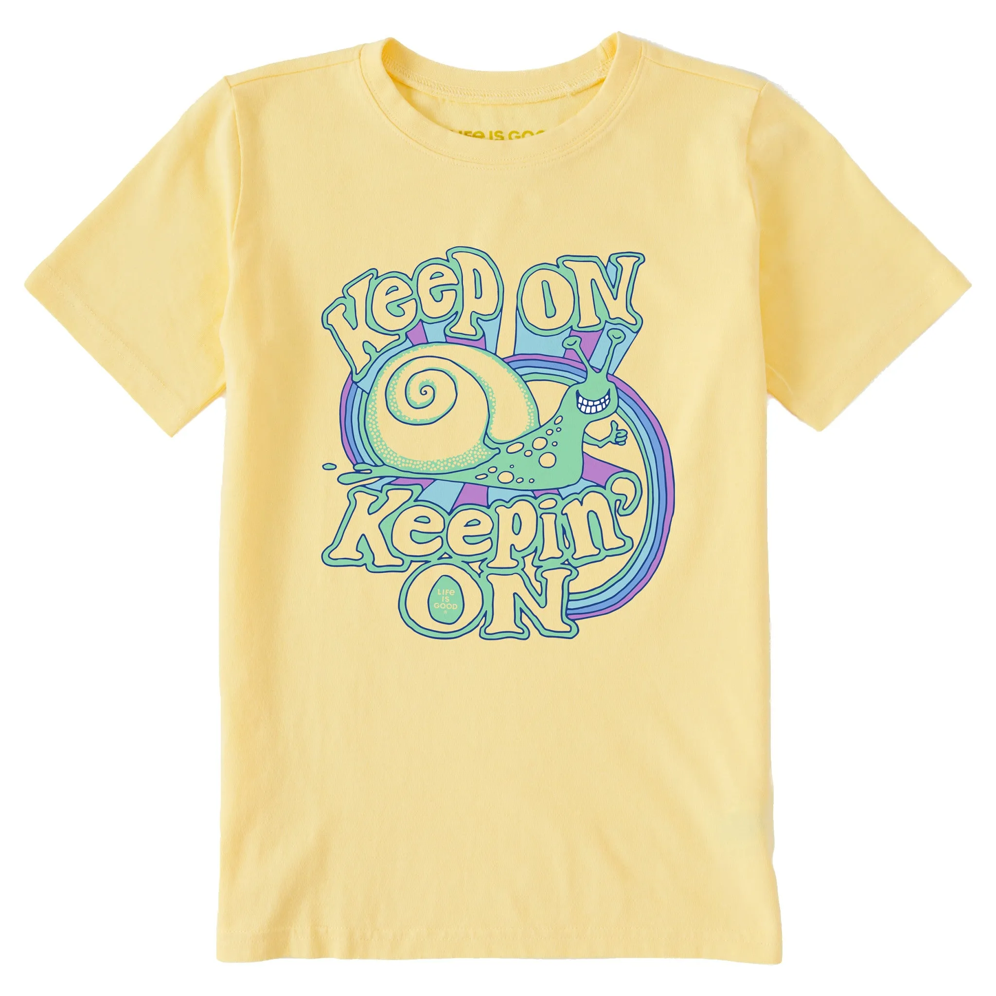 Kids Keep On Keepin' On Short Sleeve Crusher Tee Life is Good