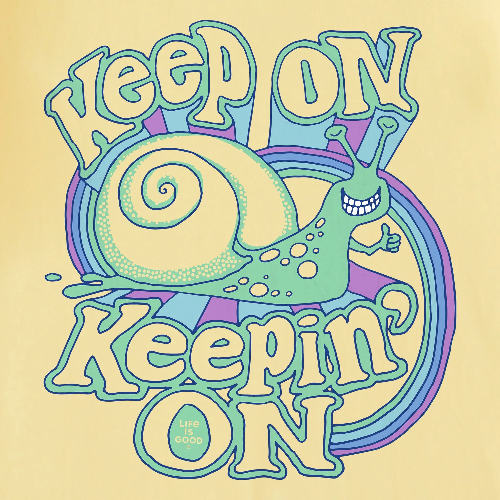 Kids Keep On Keepin' On Short Sleeve Crusher Tee Life is Good