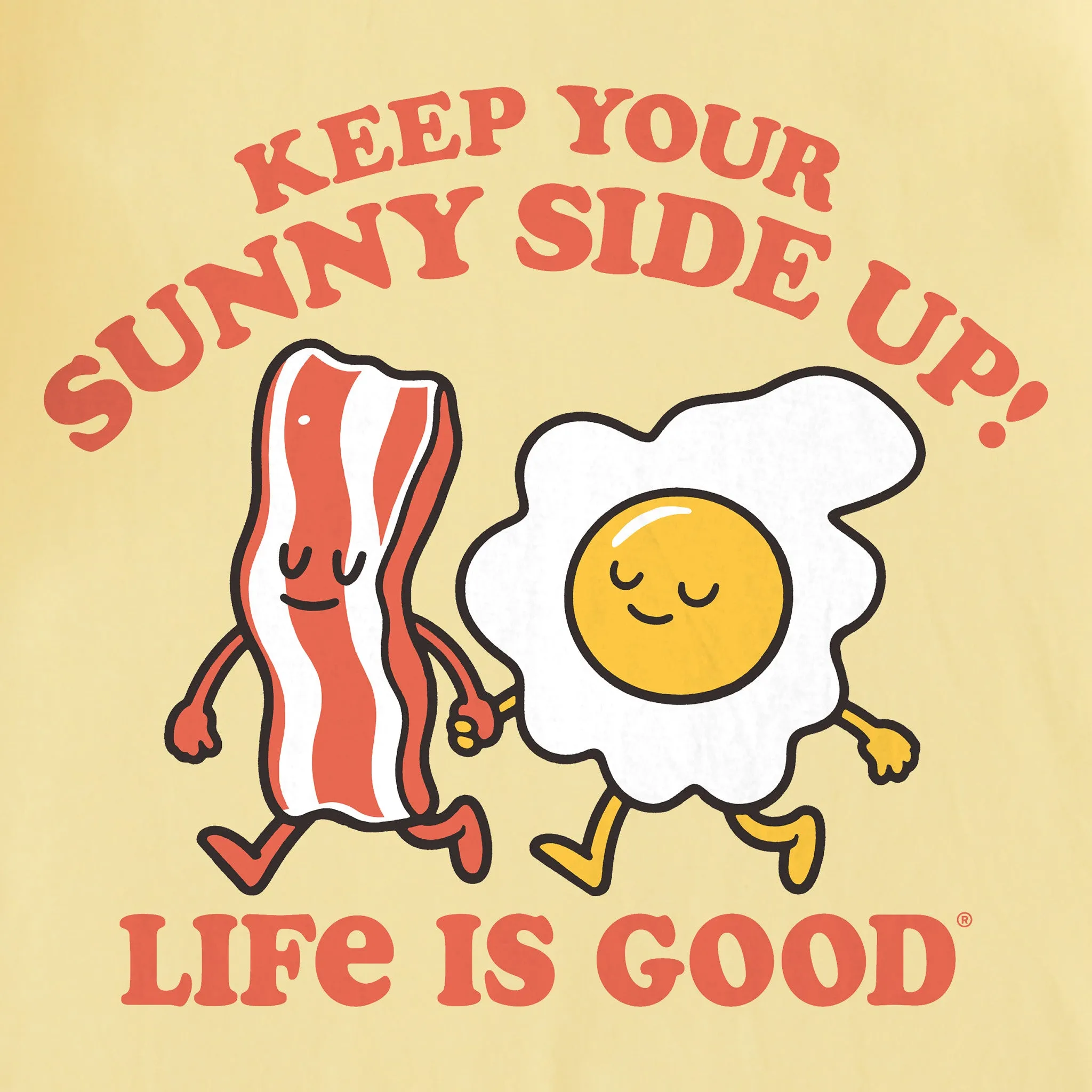 Kids Keep Your Sunny Side Up Short Sleeve Crusher Tee Life is Good