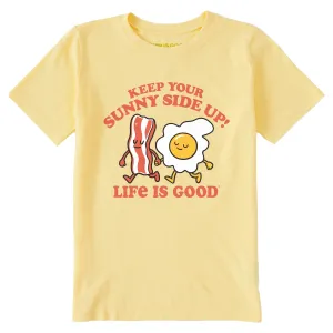 Kids Keep Your Sunny Side Up Short Sleeve Crusher Tee Life is Good