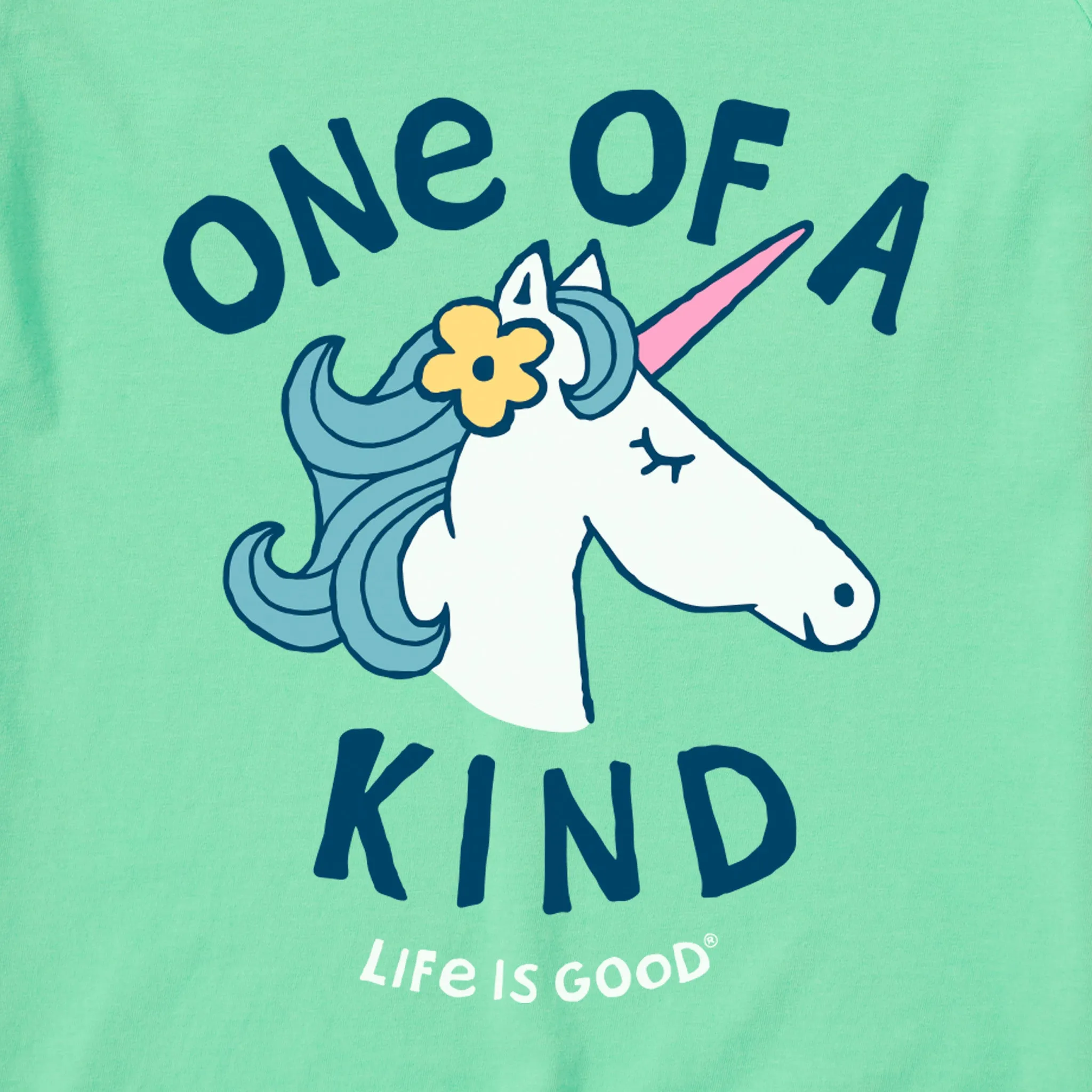 Kids Kind Unicorn Crusher Tee Life is Good