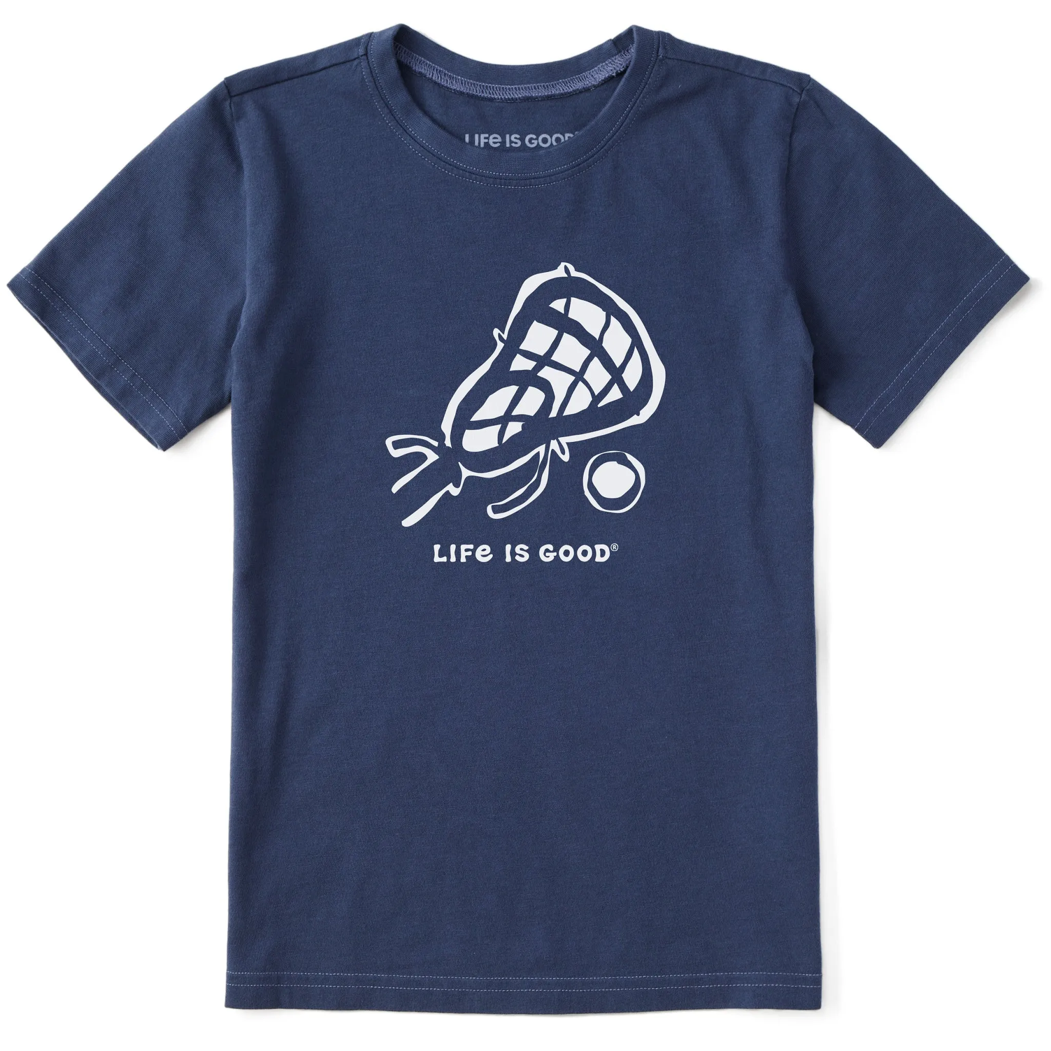 Kids Lacrosse Short Sleeve Crusher Tee Life is Good