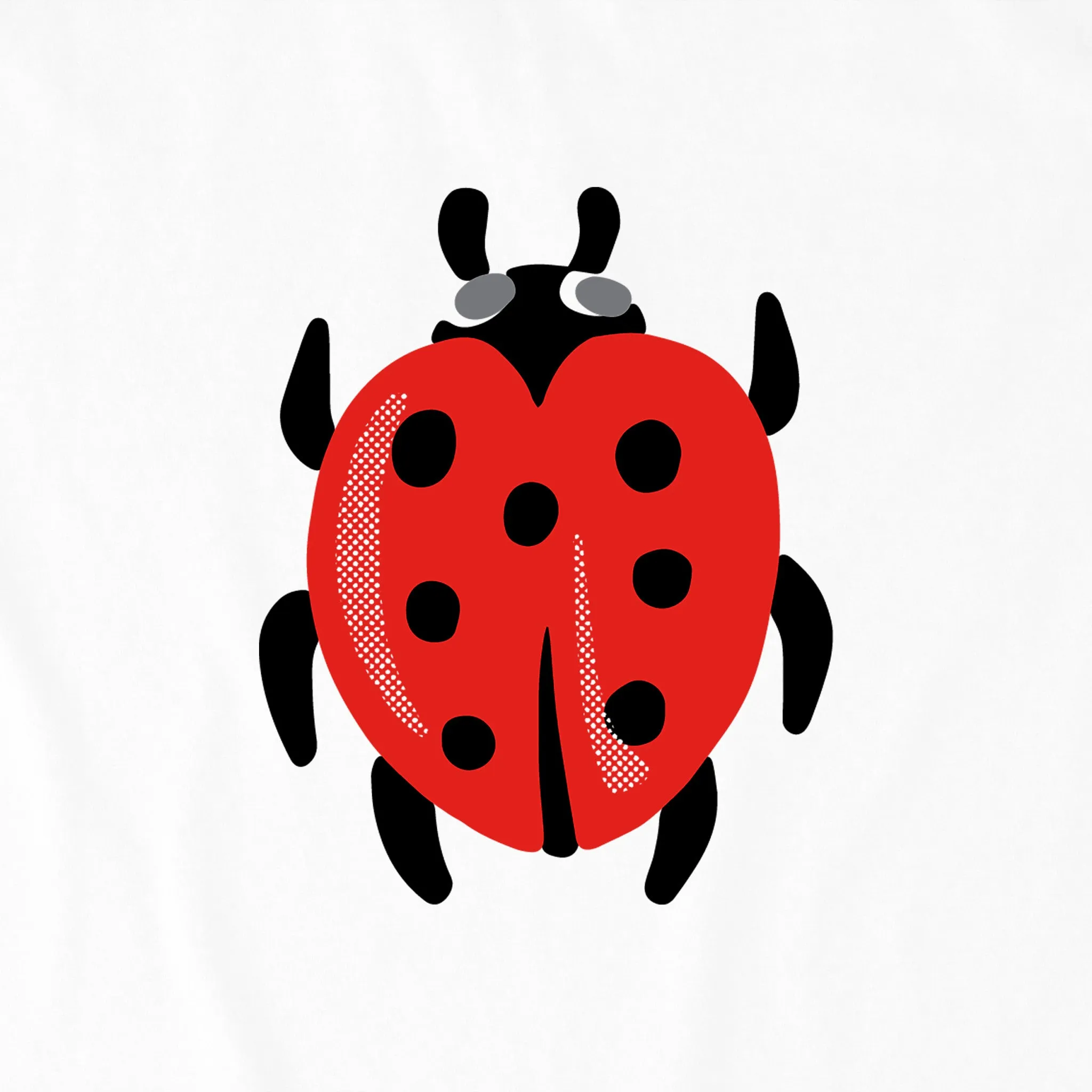 Kids Ladybug Mini Short Sleeve Crusher Tee Life is Good