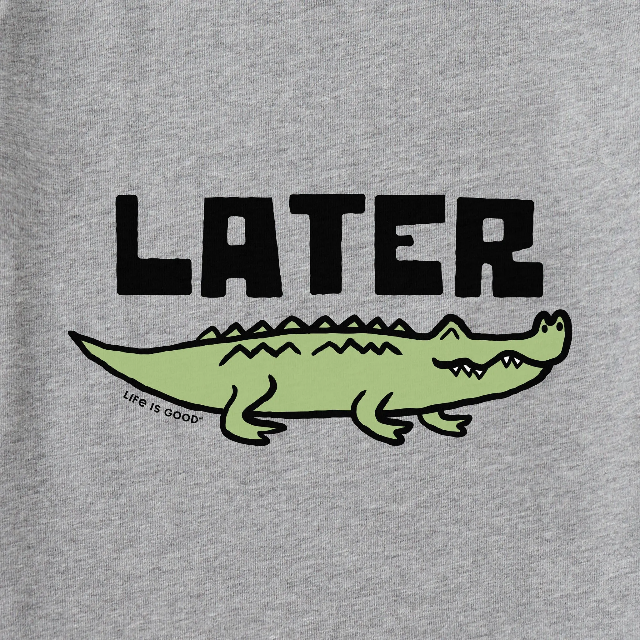 Kids Later Gator Long Sleeve Crusher Tee Life is Good