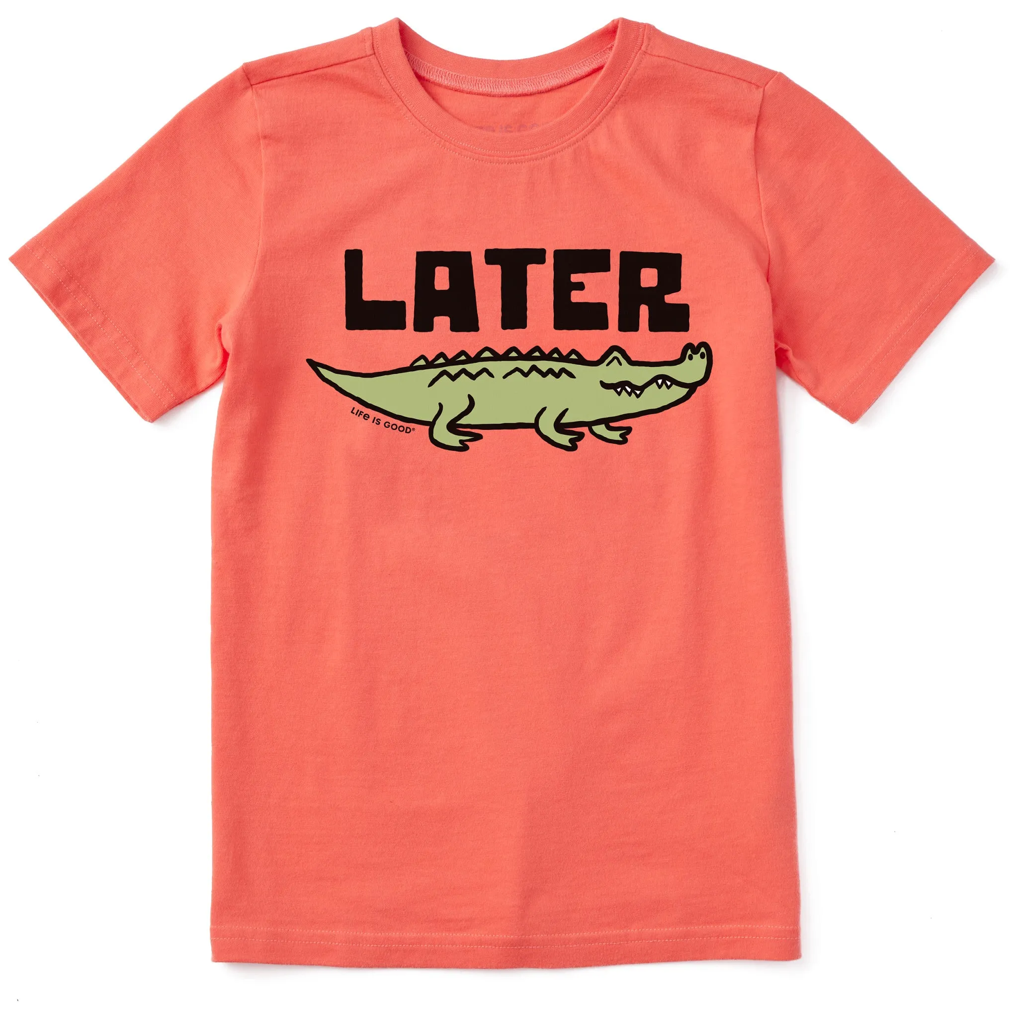 Kids Later Gator Short Sleeve Crusher Tee Life is Good
