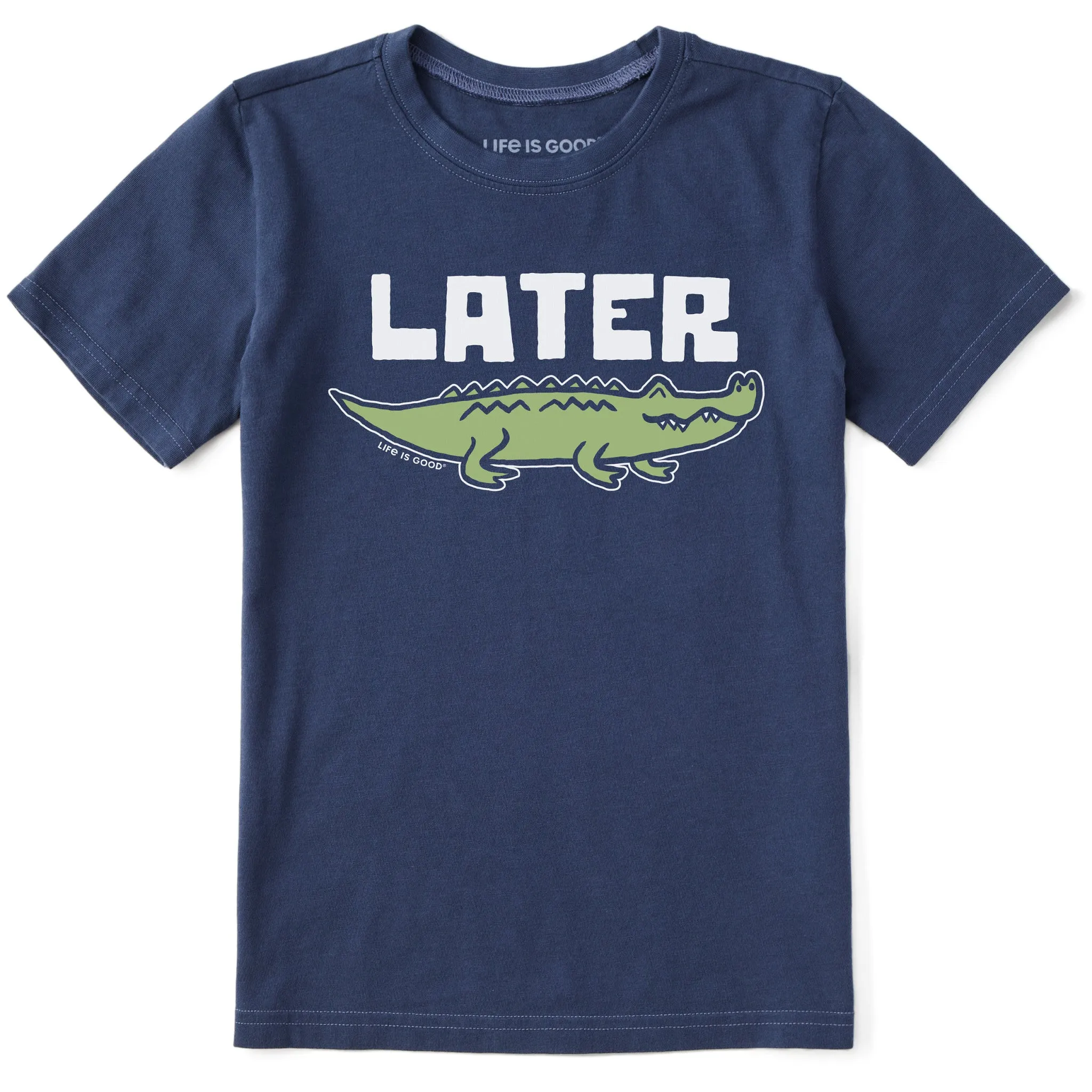 Kids Later Gator Short Sleeve Crusher Tee Life is Good