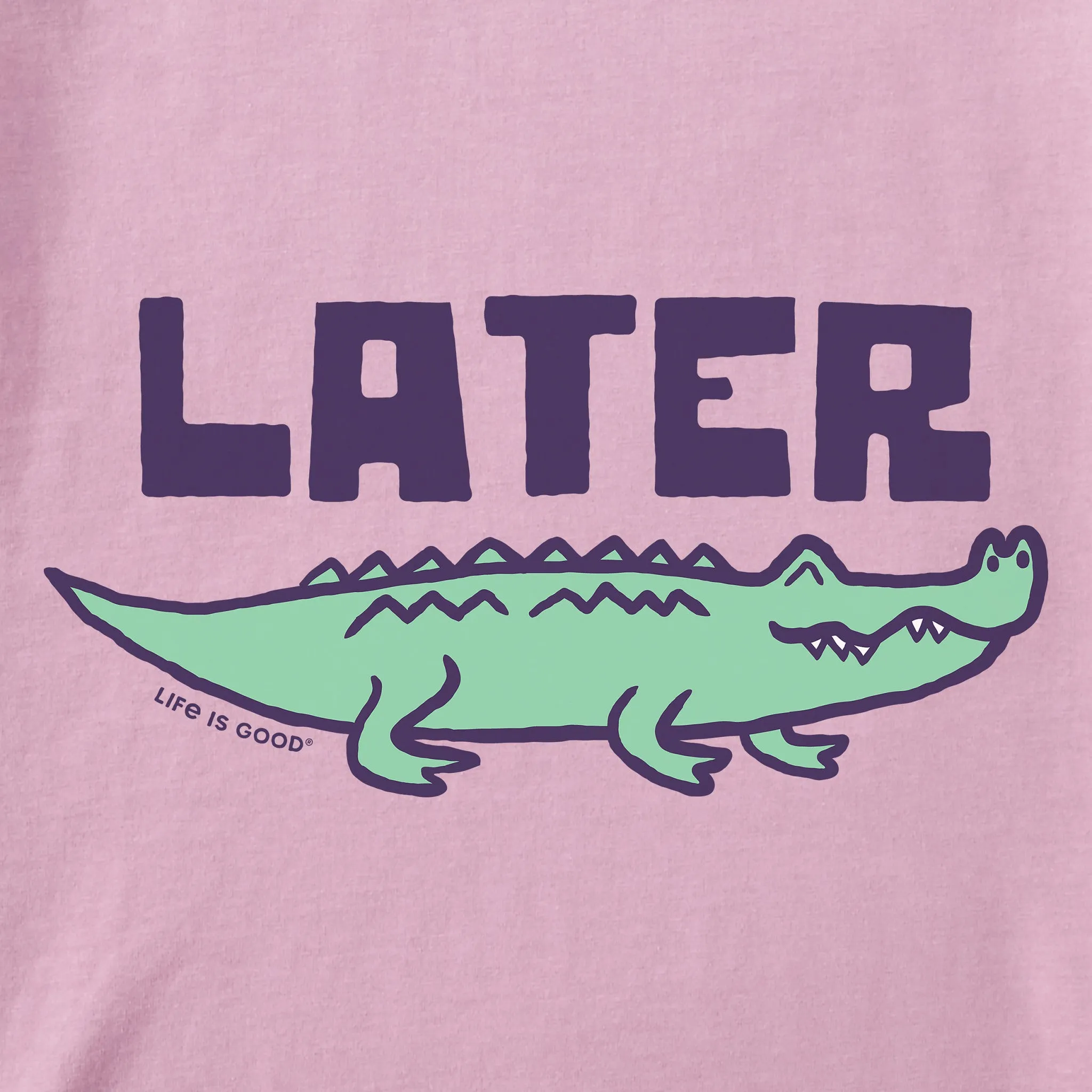 Kids Later Gator Short Sleeve Crusher Tee Life is Good