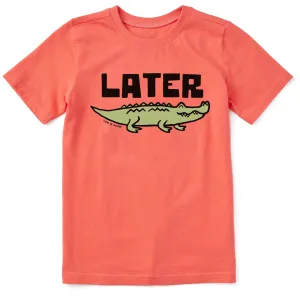 Kids Later Gator Short Sleeve Crusher Tee Life is Good