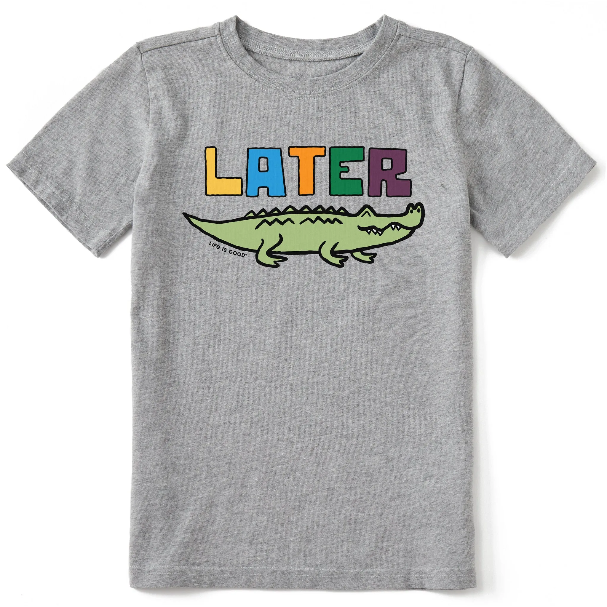 Kids Later Gator Short Sleeve Crusher Tee Life is Good