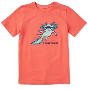 Kids Laughsalotl Short Sleeve Crusher Tee Life is Good