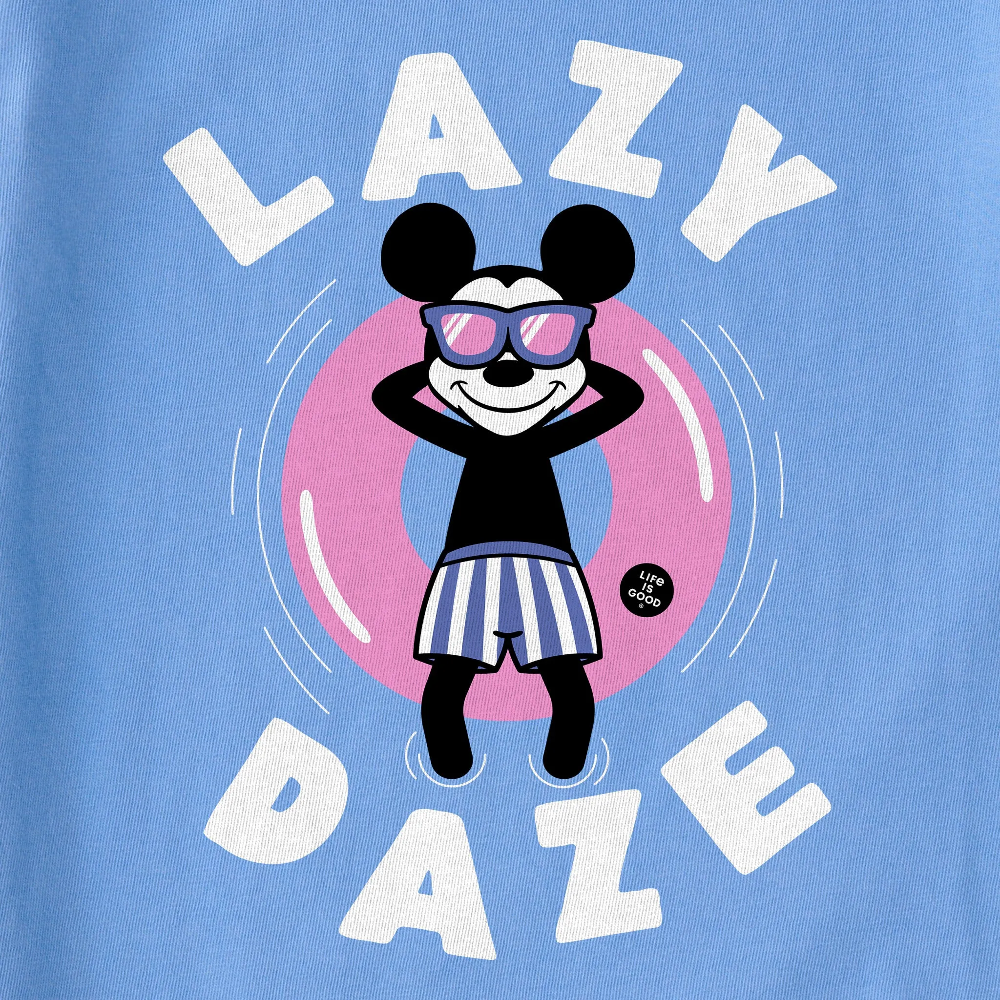 Kids Lazy Daze Willie Short Sleeve Crusher Tee Life is Good