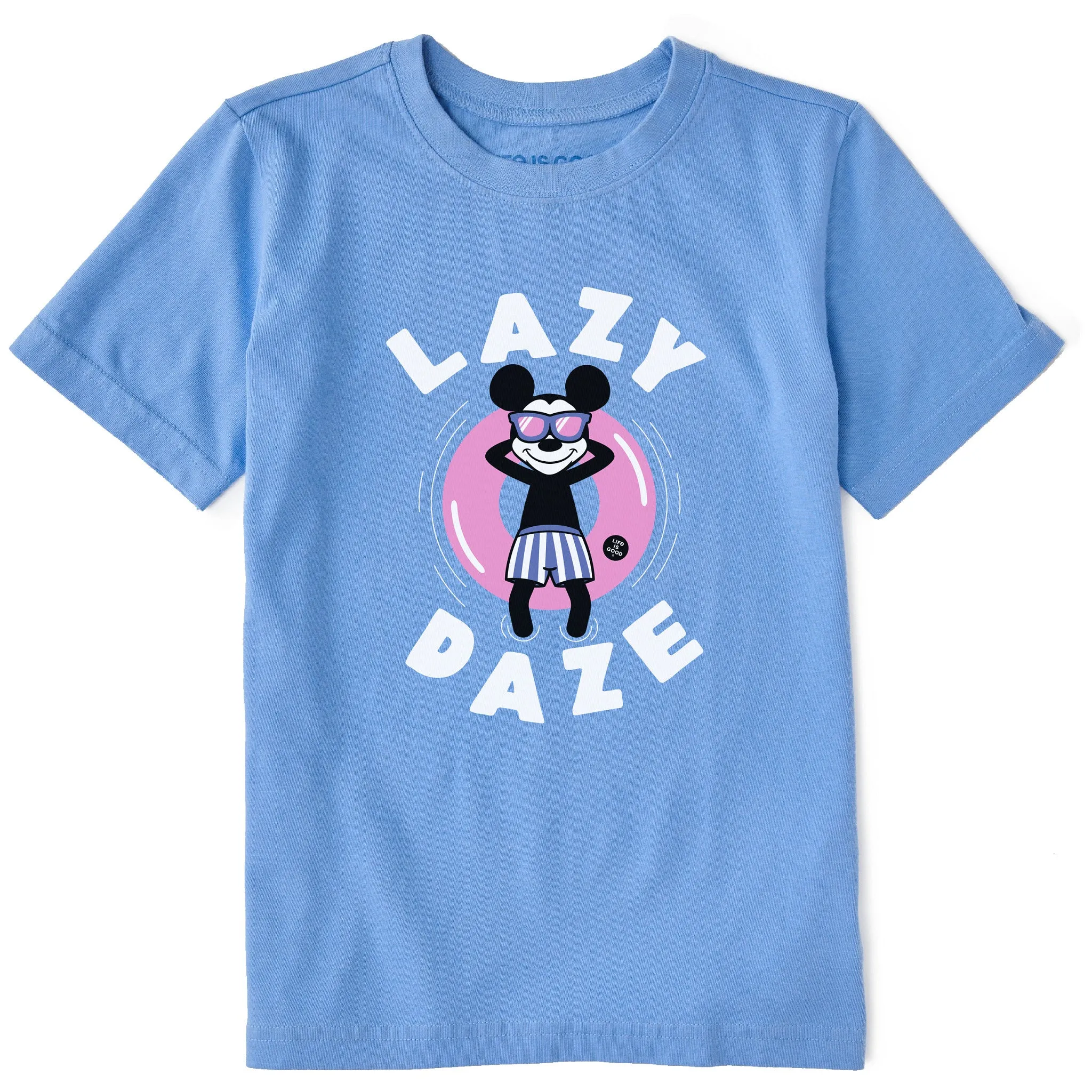 Kids Lazy Daze Willie Short Sleeve Crusher Tee Life is Good