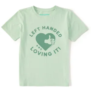 Kids Left Handed and Loving It! Short Sleeve Crusher Tee Life is Good