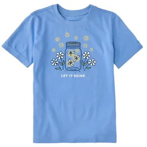 Kids Let it Shine Jar Short Sleeve Crusher Tee Life is Good