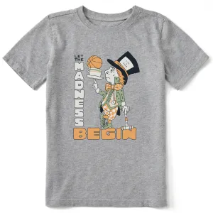 Kids Let the Madness Begin Short Sleeve Crusher Tee Life is Good