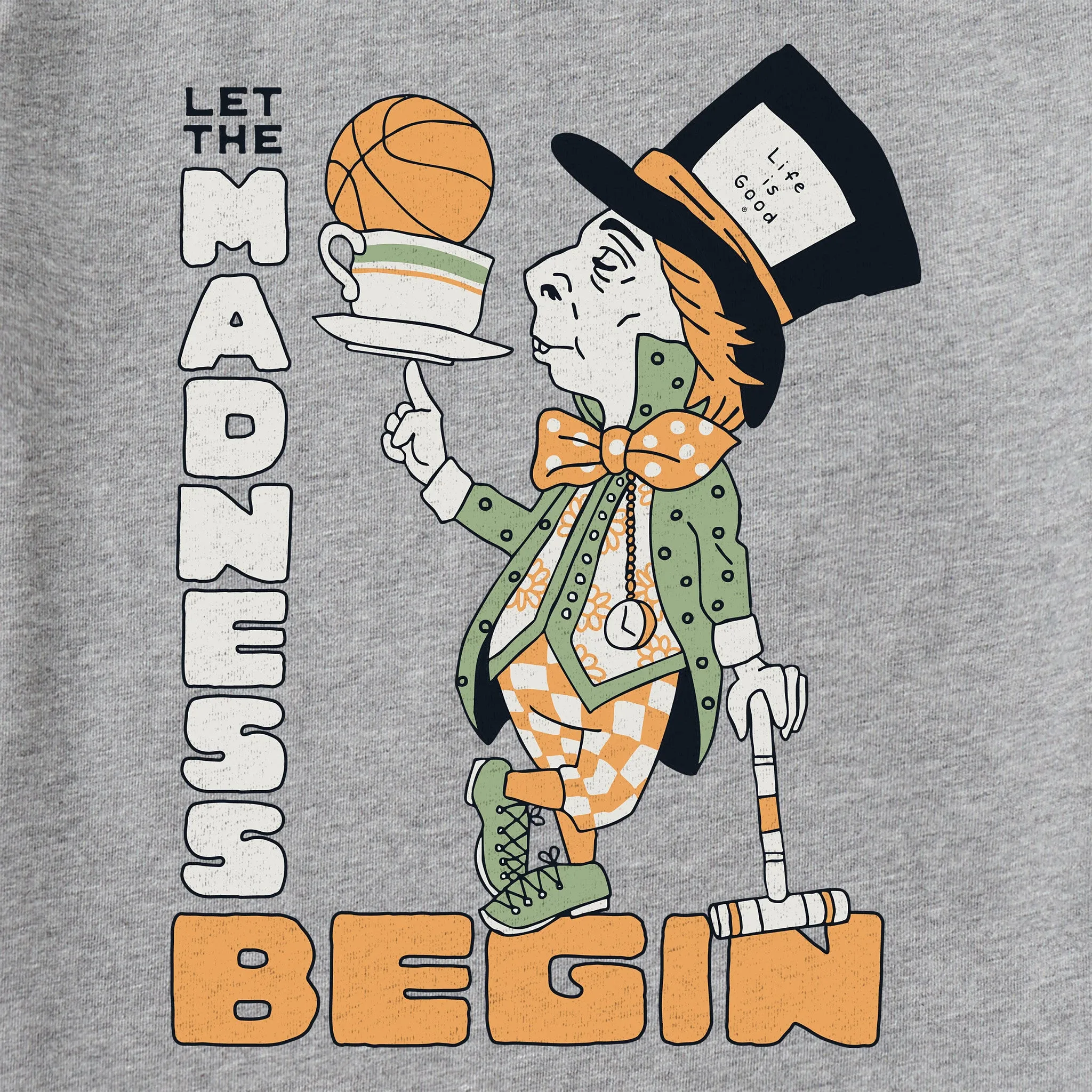 Kids Let the Madness Begin Short Sleeve Crusher Tee Life is Good