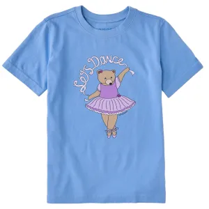 Kids Lets Dance Ballet Bear Short Sleeve Crusher Tee Life is Good