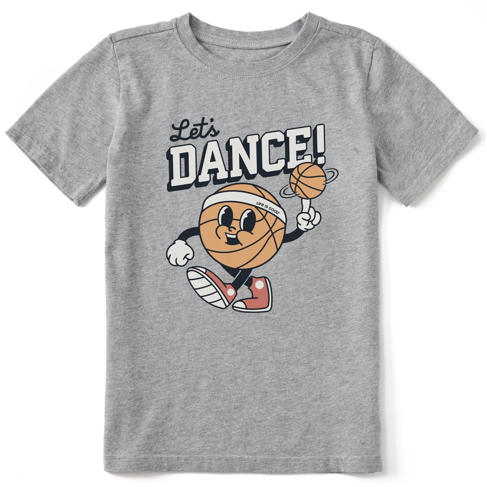 Kids Let's Dance in March Basketball Short Sleeve Crusher Tee Life is Good