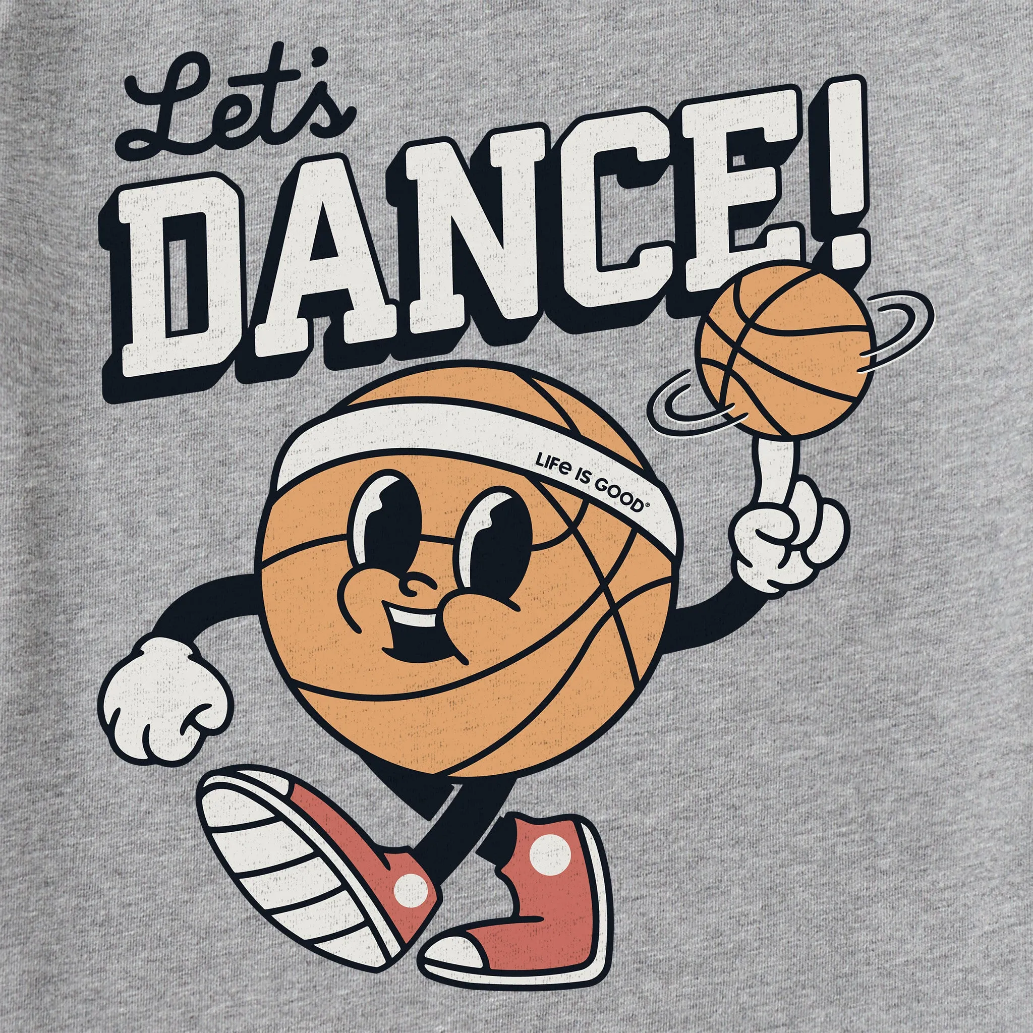Kids Let's Dance in March Basketball Short Sleeve Crusher Tee Life is Good