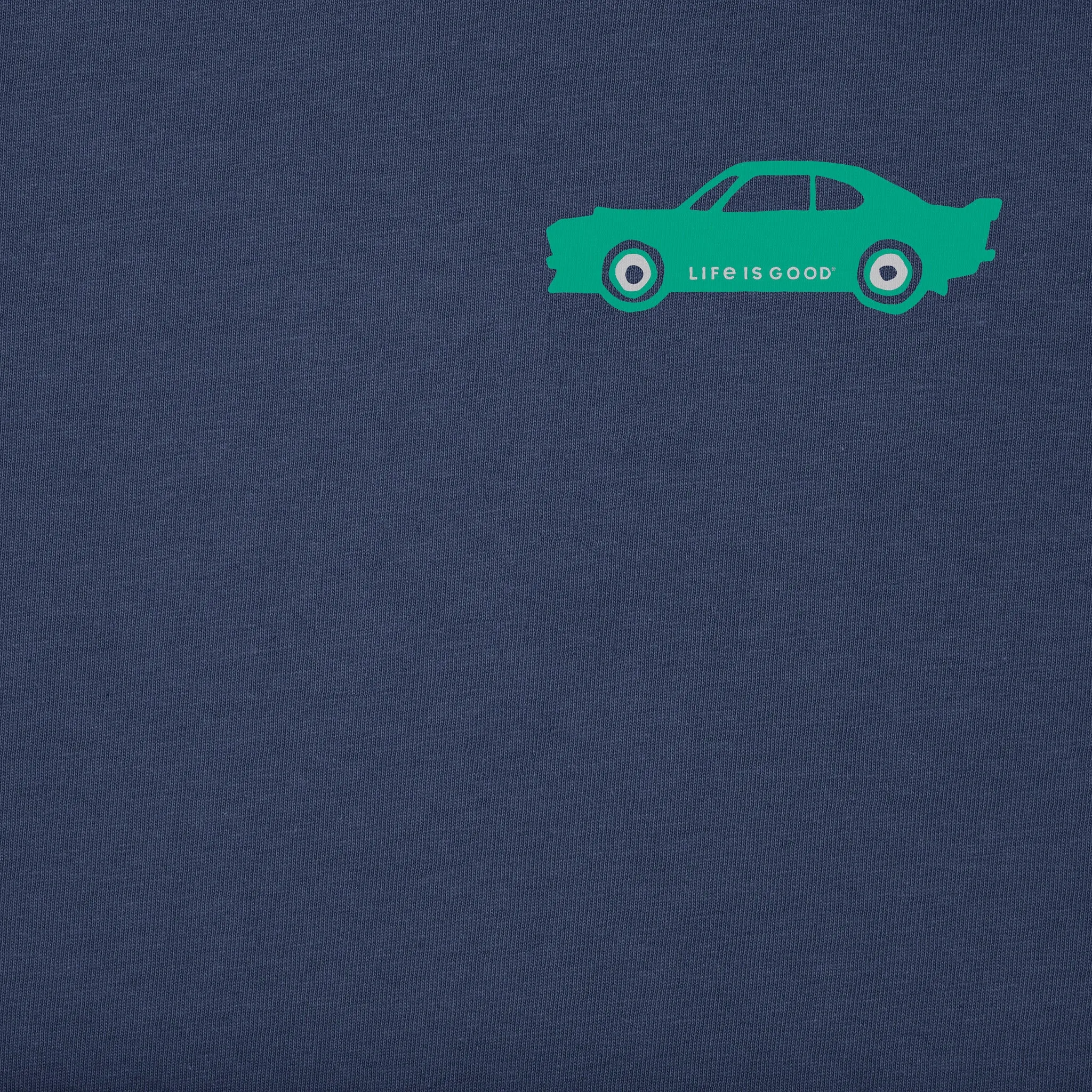 Kids Let's Go Vehicles Short Sleeve Crusher Tee Life is Good