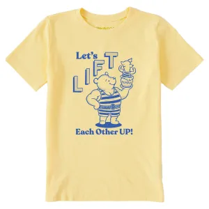 Kids Let's Lift Each Other Up Winnie Short Sleeve Crusher Tee Life is Good